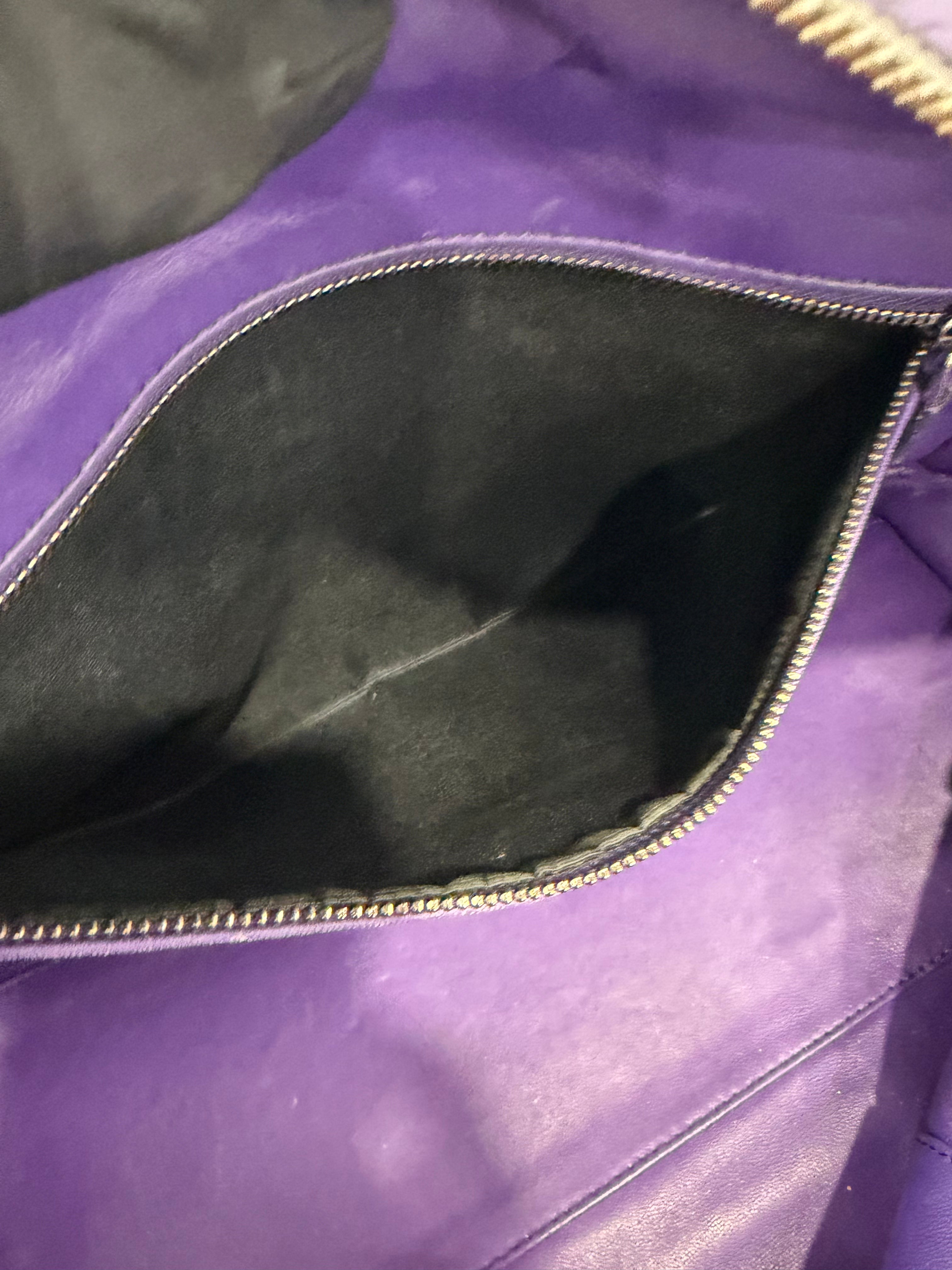 Borsa Loewe Amazona in Pelle Viola