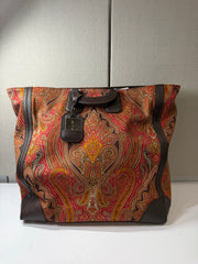 Borsa Tote di Etro con Caratteristico Motivo Parsley