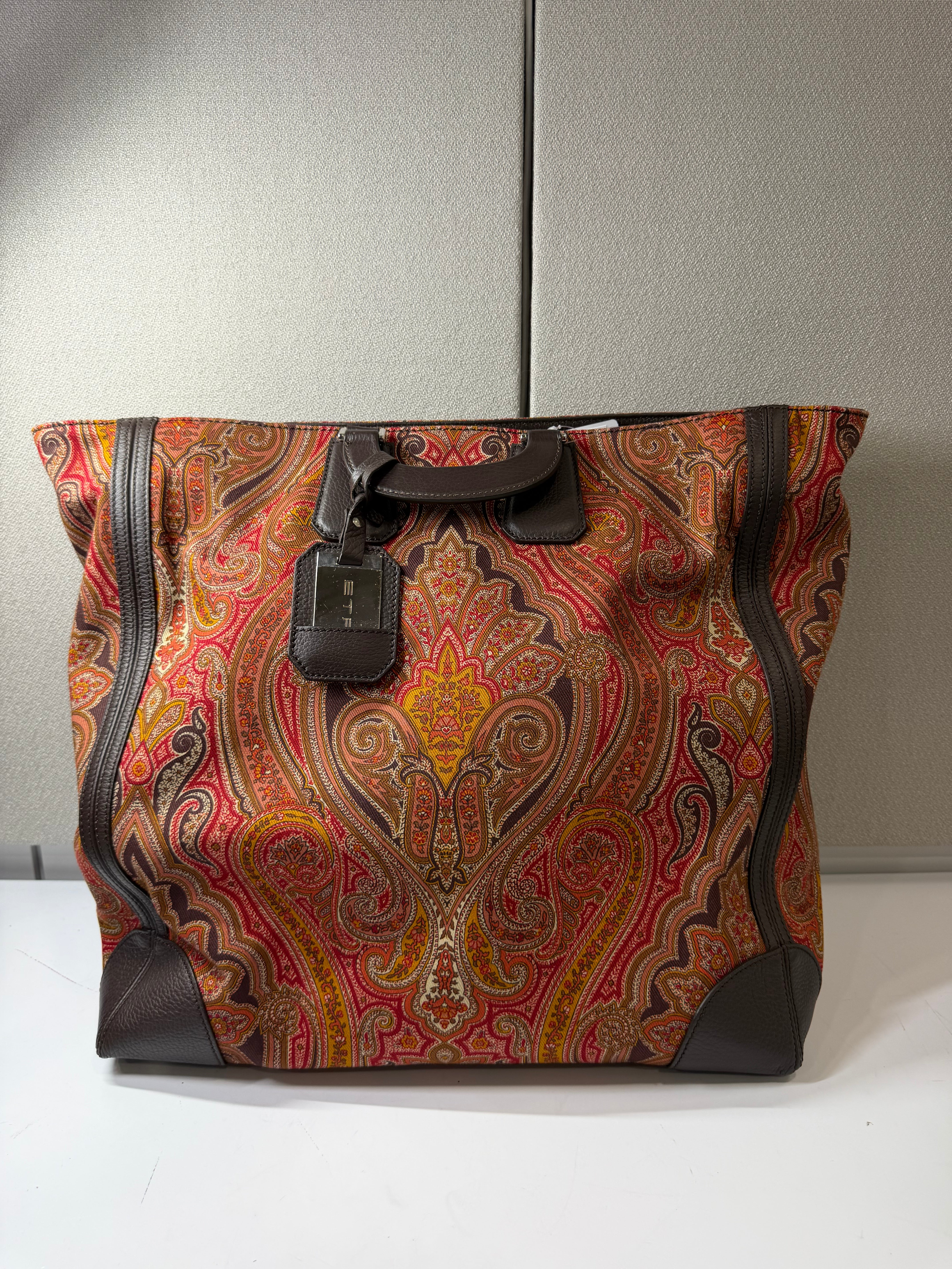 Borsa Tote di Etro con Caratteristico Motivo Parsley