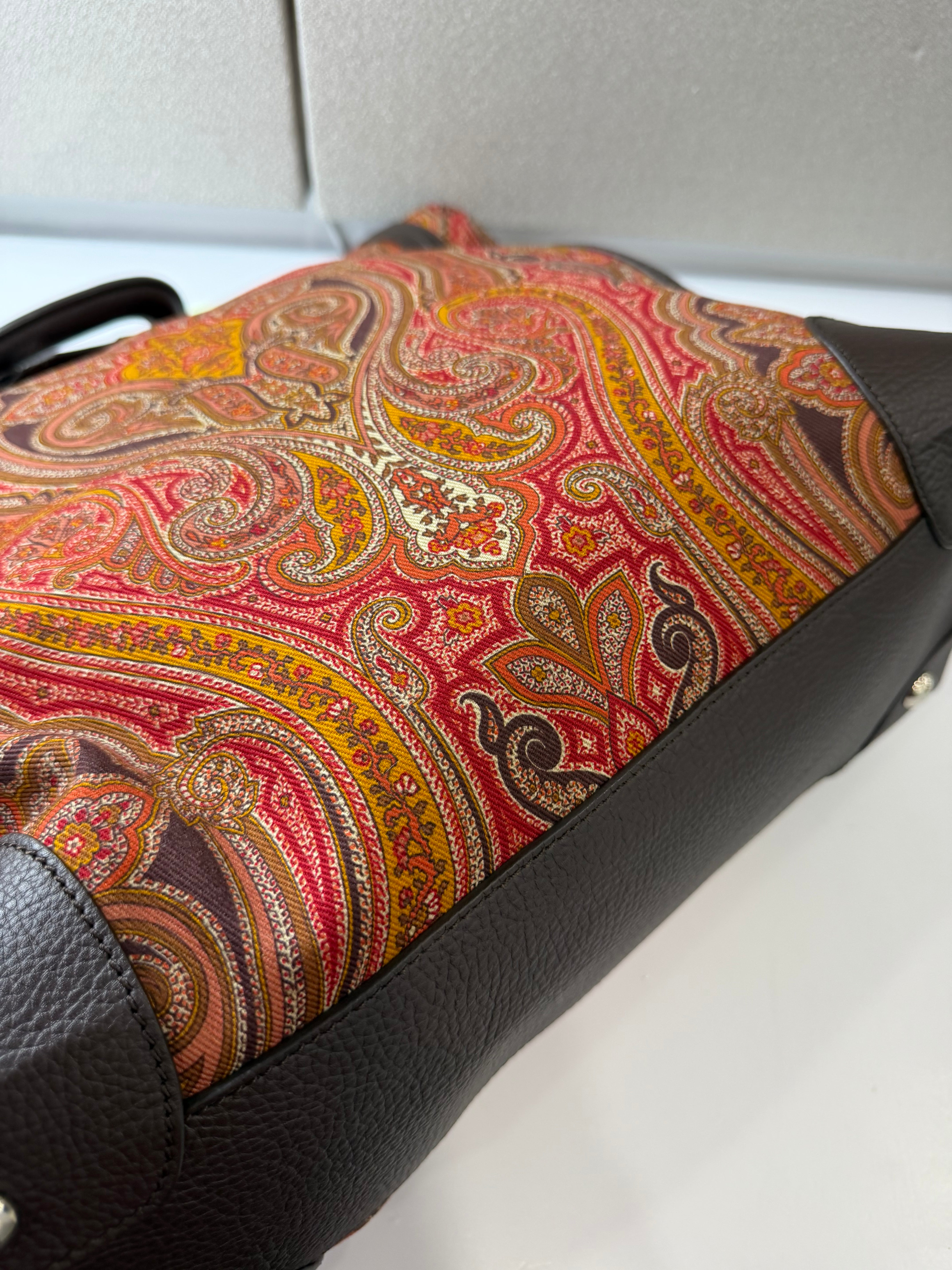 Borsa Tote di Etro con Caratteristico Motivo Parsley