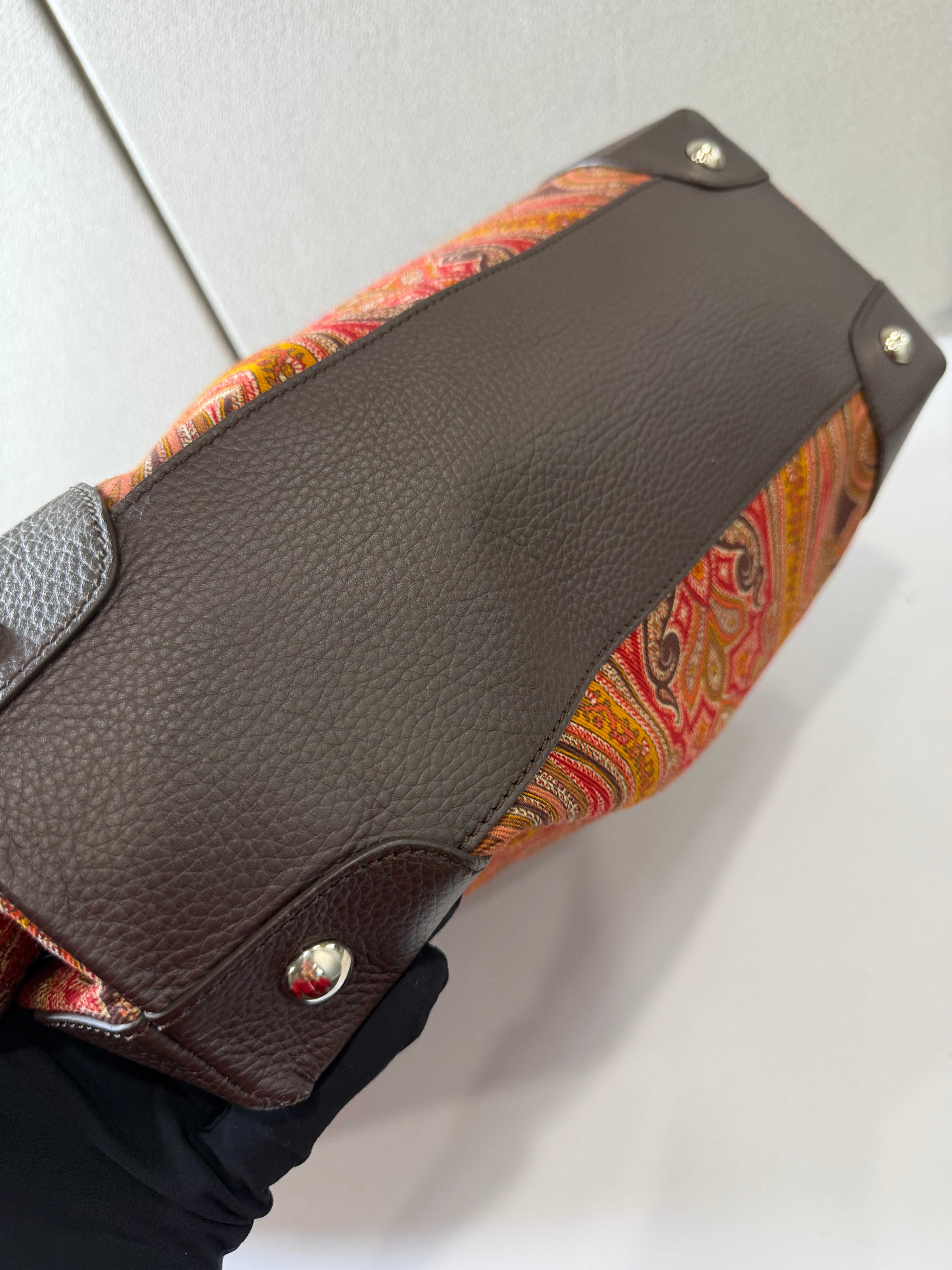 Borsa Tote di Etro con Caratteristico Motivo Parsley