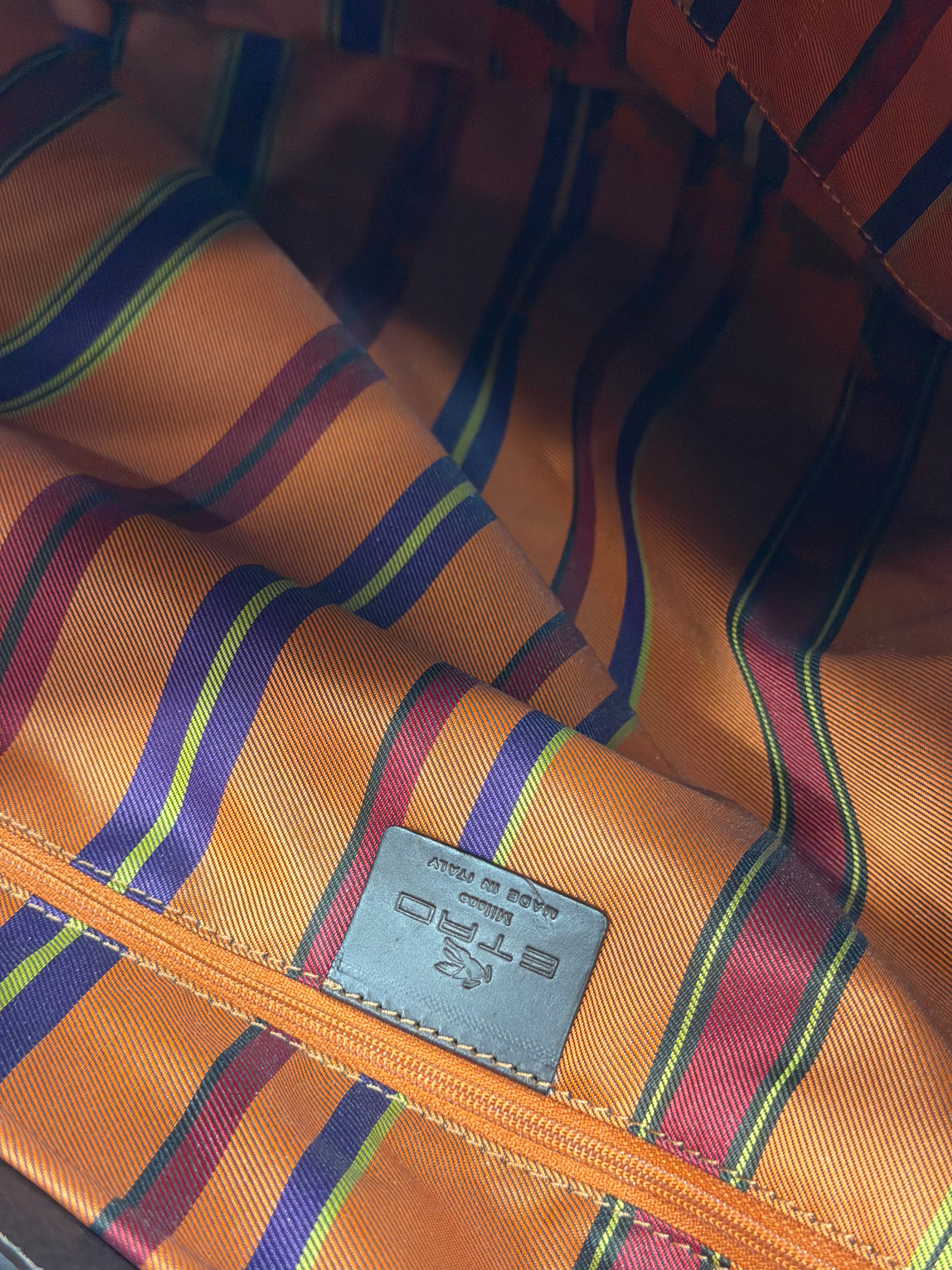 Borsa Tote di Etro con Caratteristico Motivo Parsley