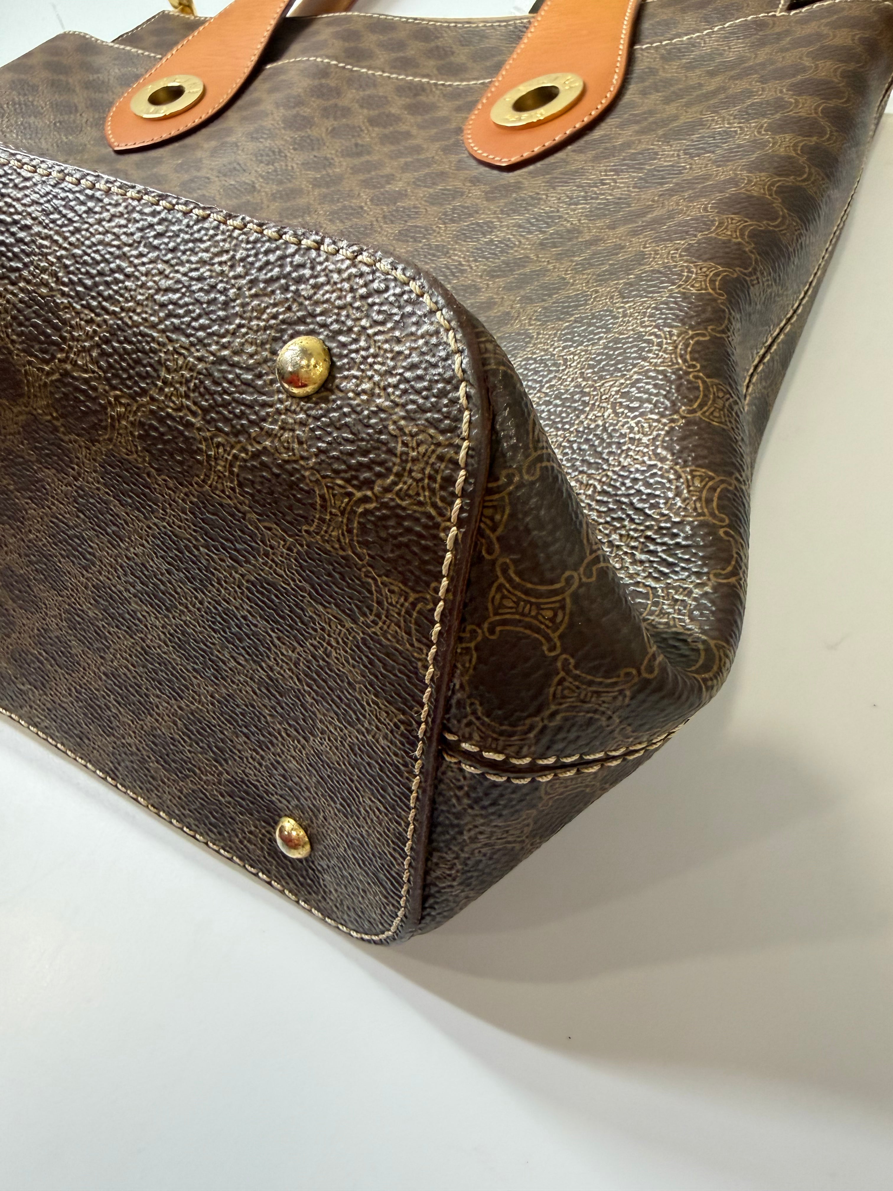 Borsa Vintage Céline in Stampa Macadam