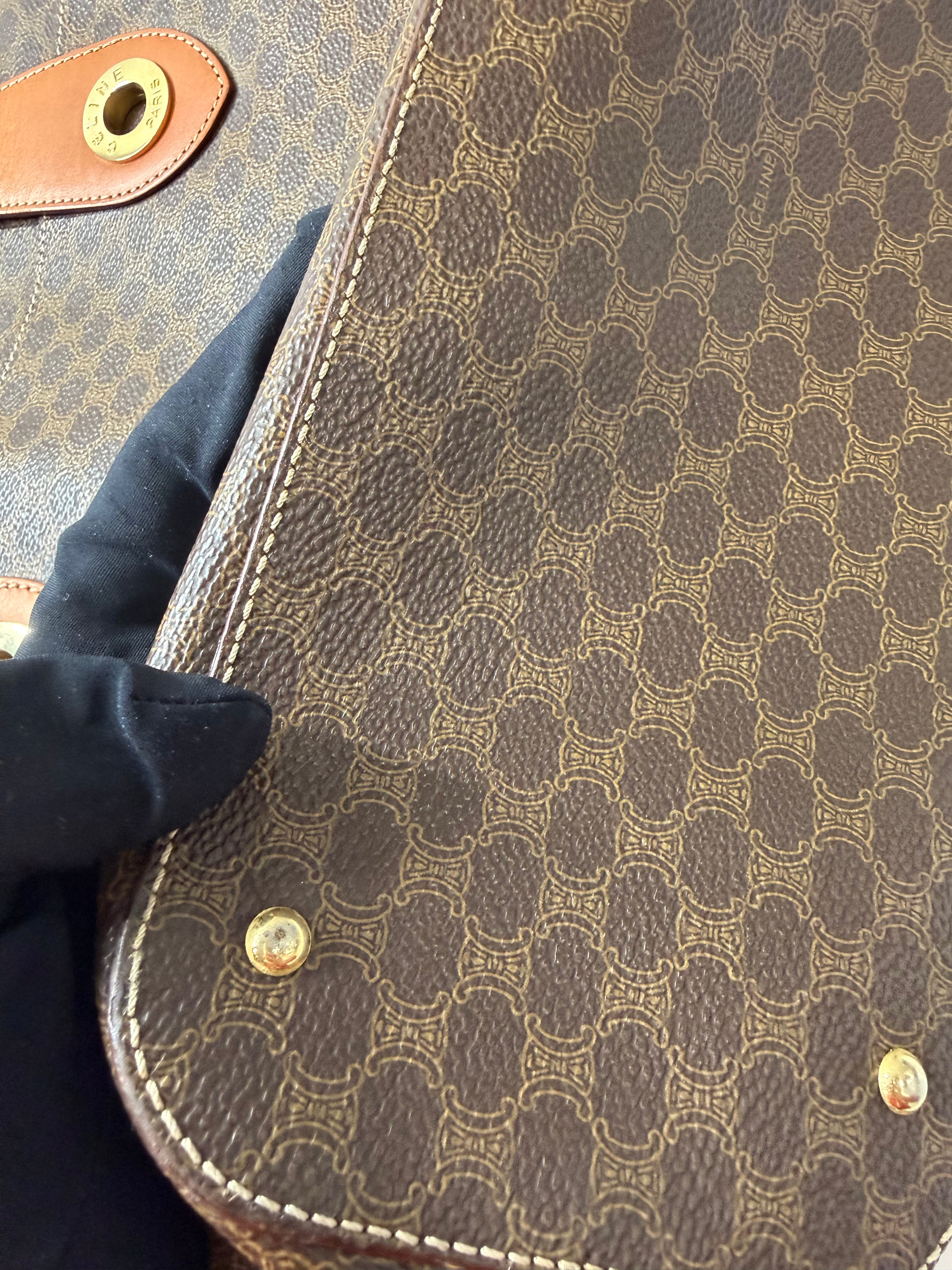 Borsa Vintage Céline in Stampa Macadam