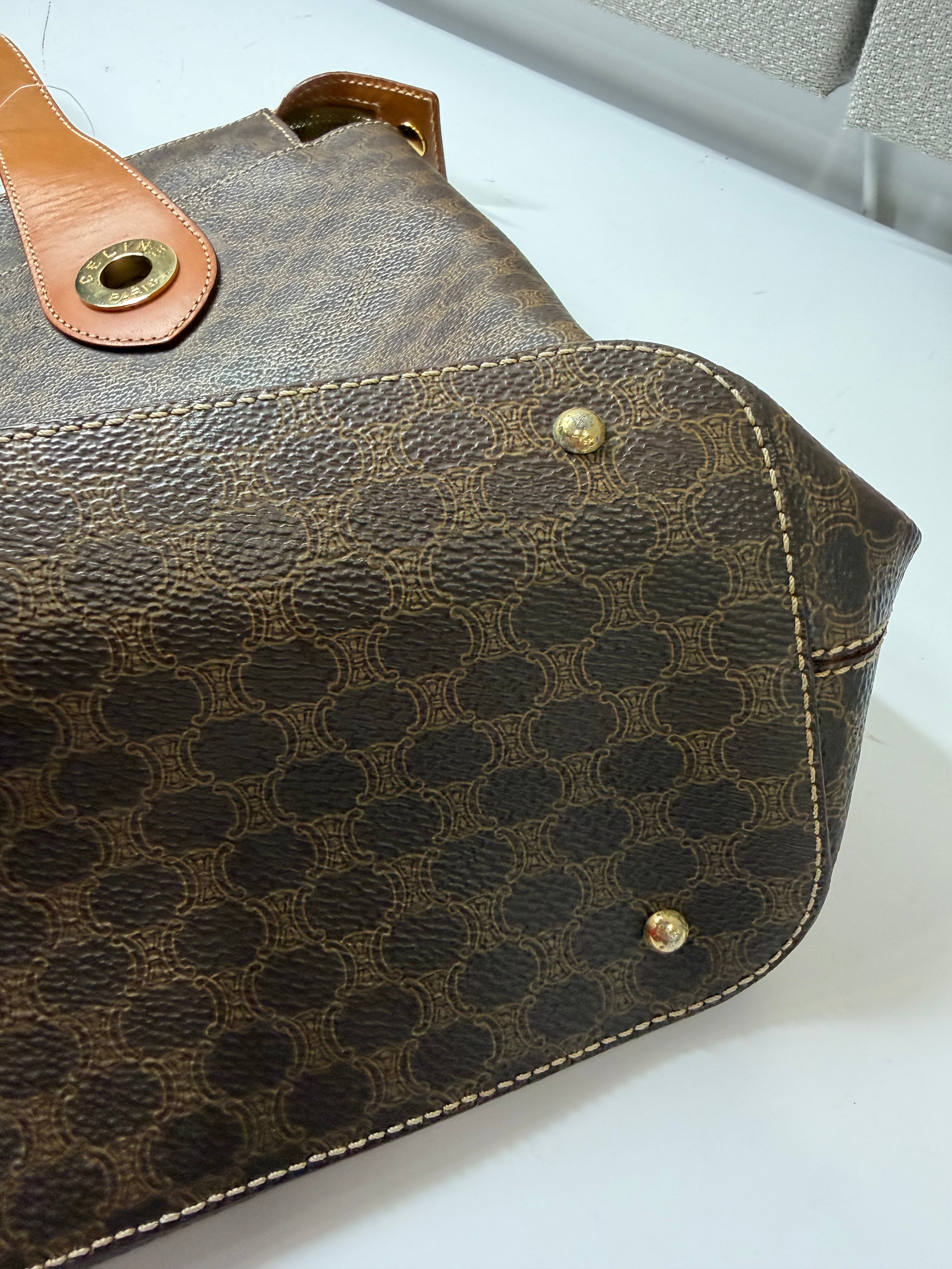 Borsa Vintage Céline in Stampa Macadam
