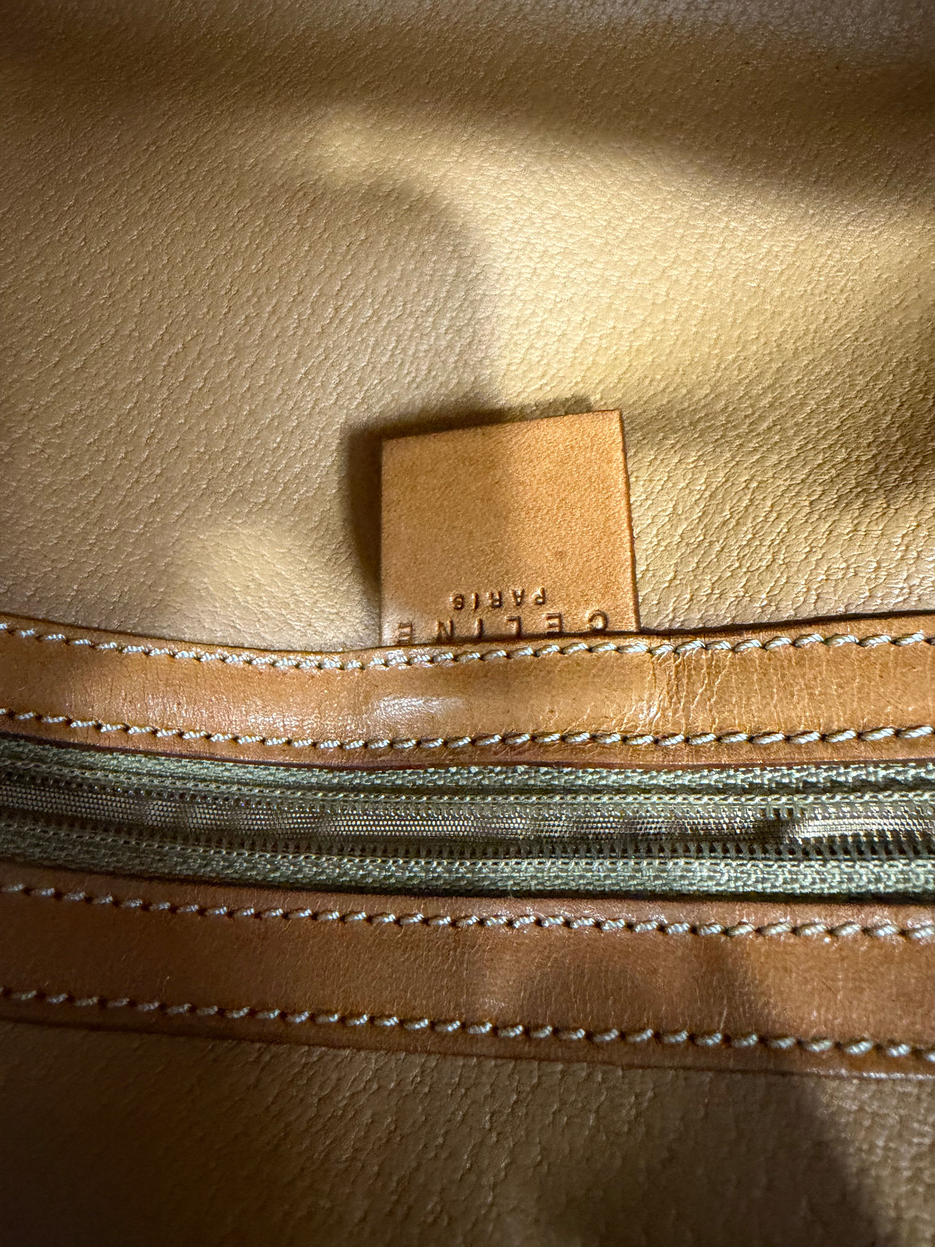 Borsa Vintage Céline Macadam Canvas Dome