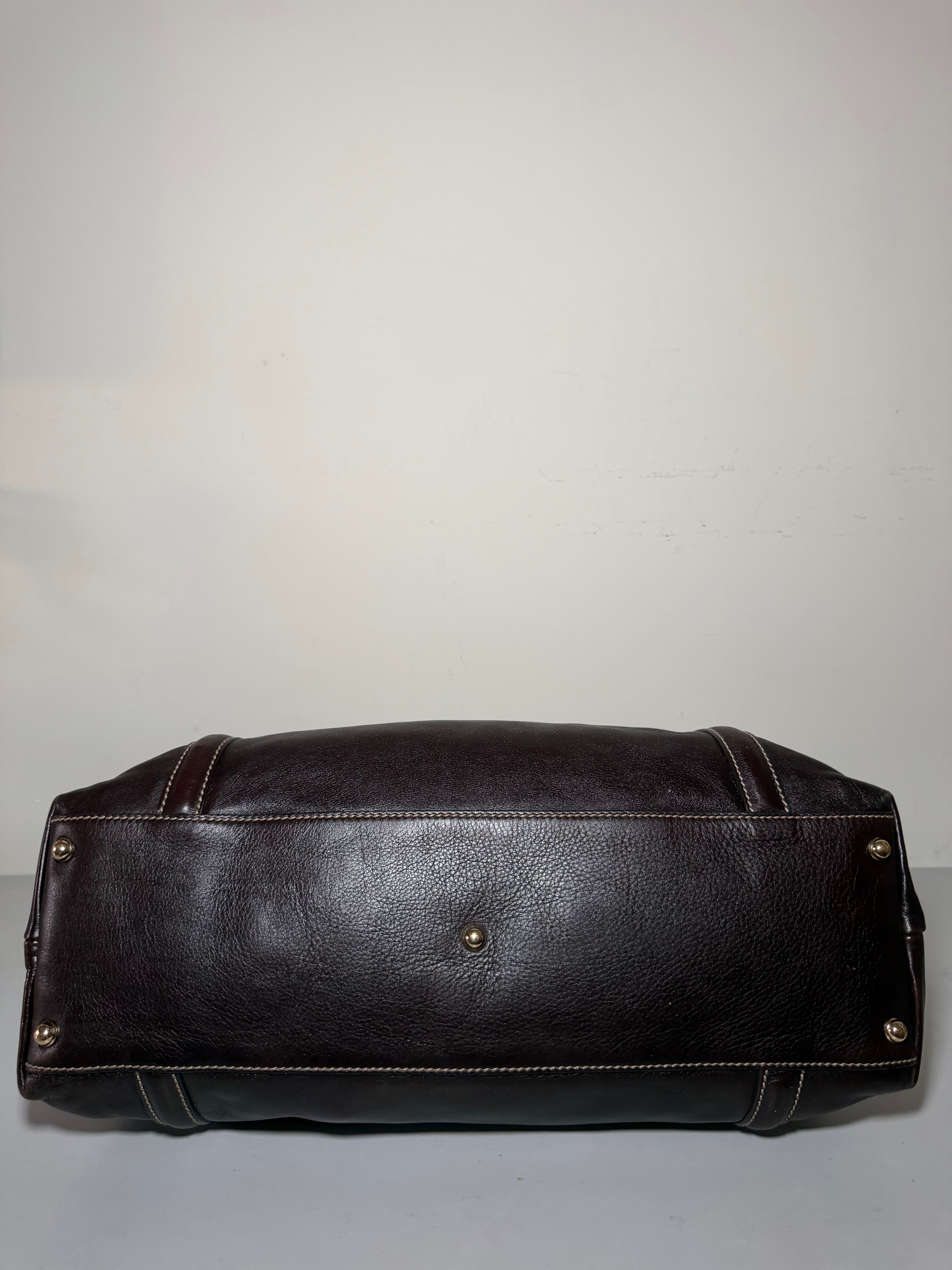 Borsa Tote Gucci Britt in Pelle Marrone