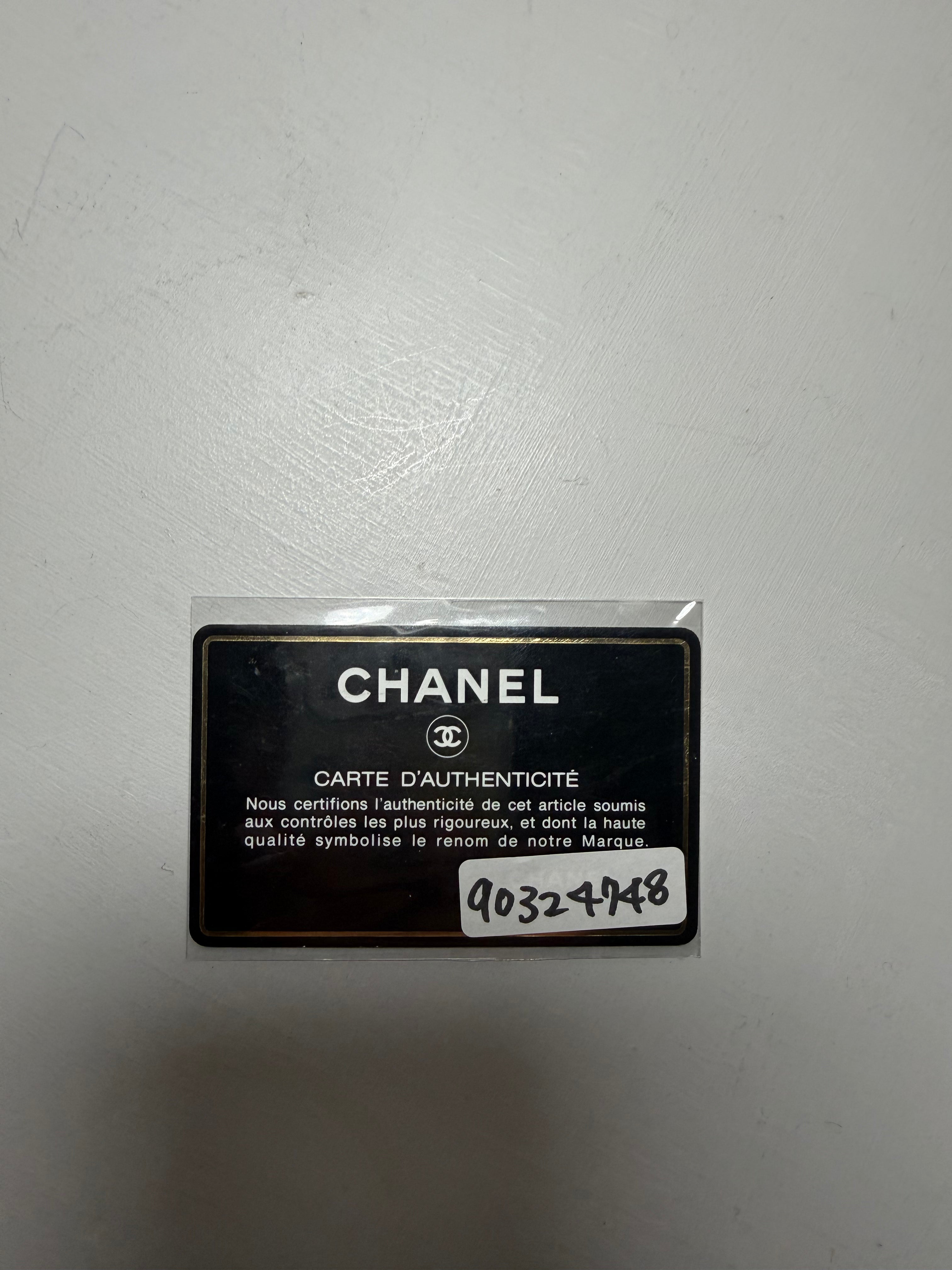 Borsa Chanel Tote Vintage in Pelle Nera