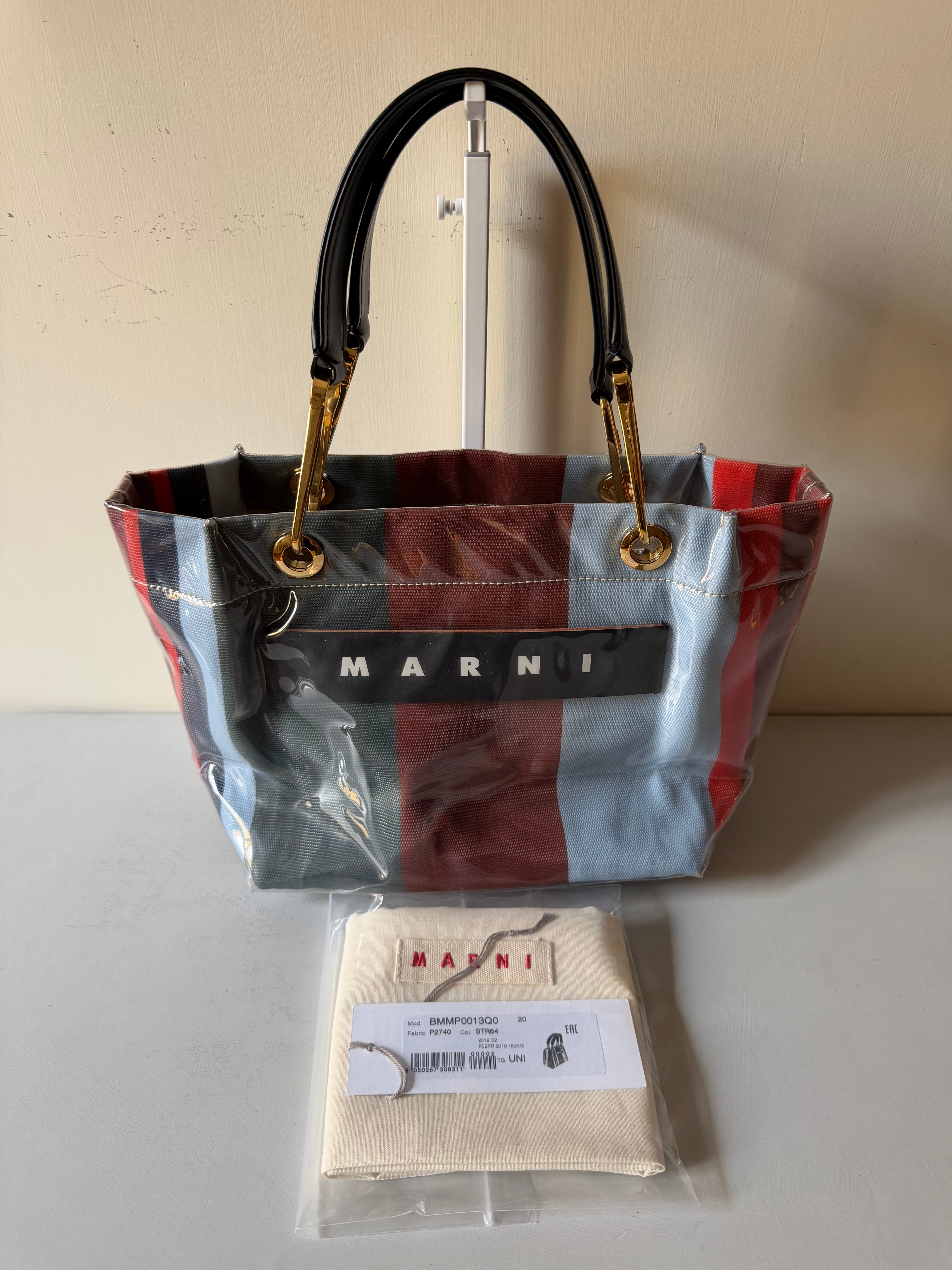 Borsa Shopper Marni Glossy Grip