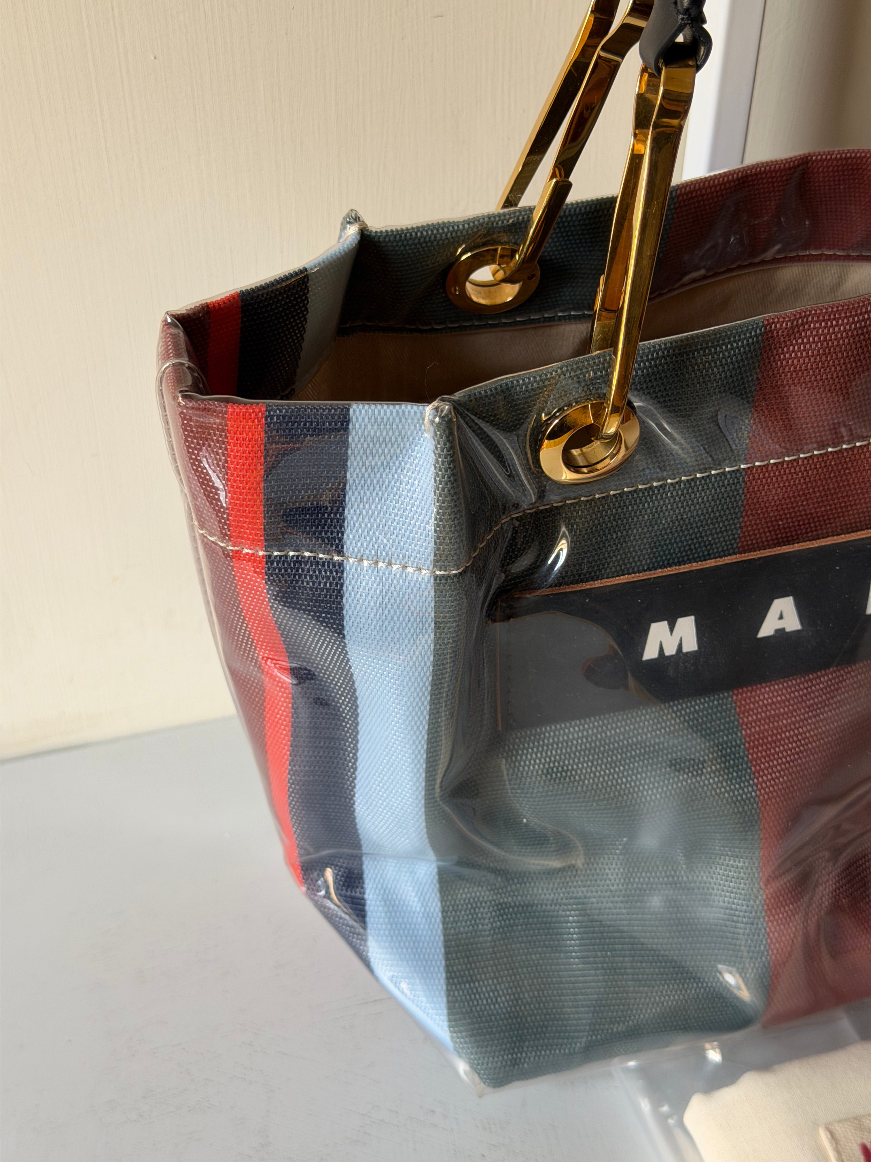 Borsa Shopper Marni Glossy Grip