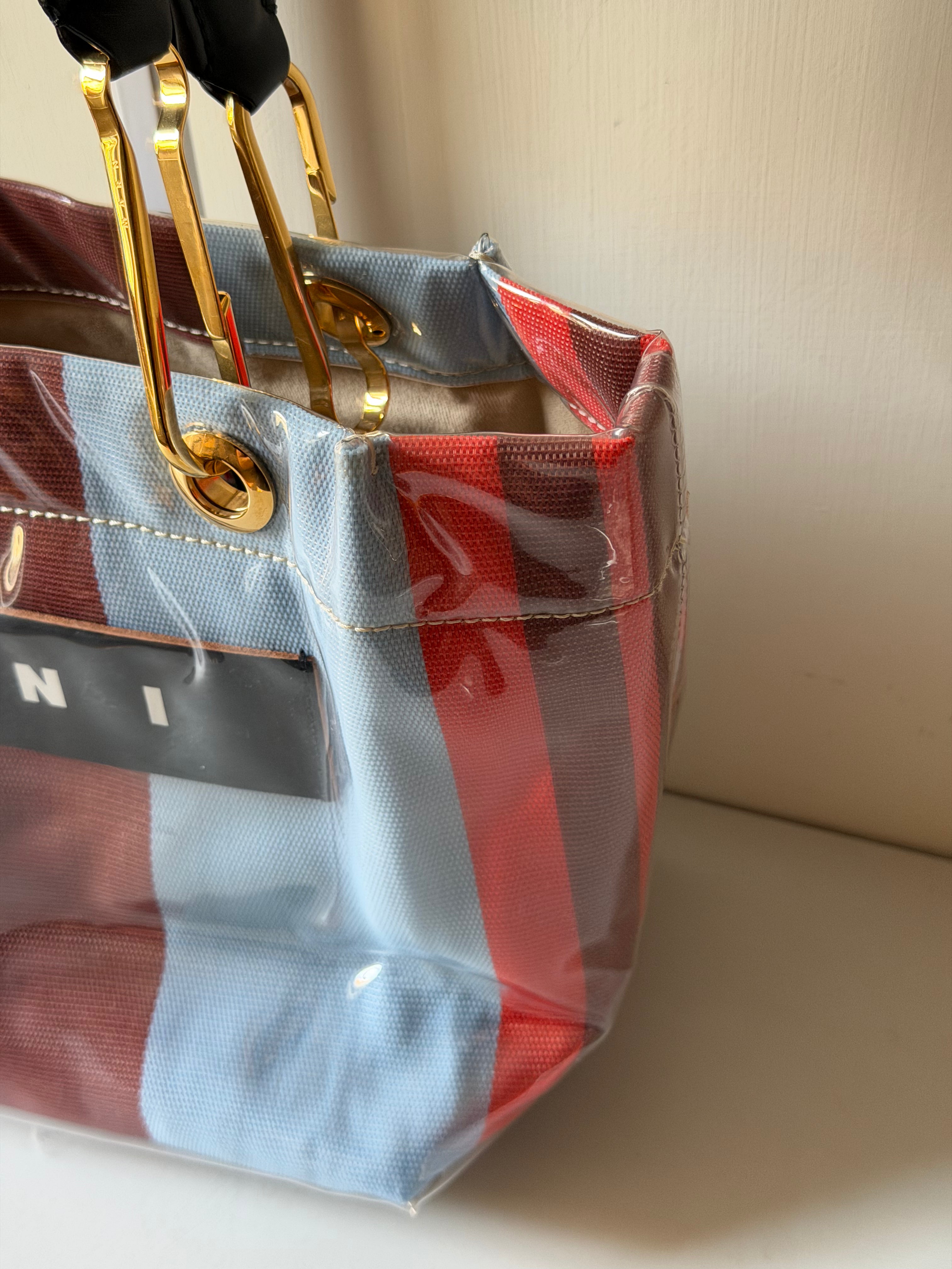 Borsa Shopper Marni Glossy Grip