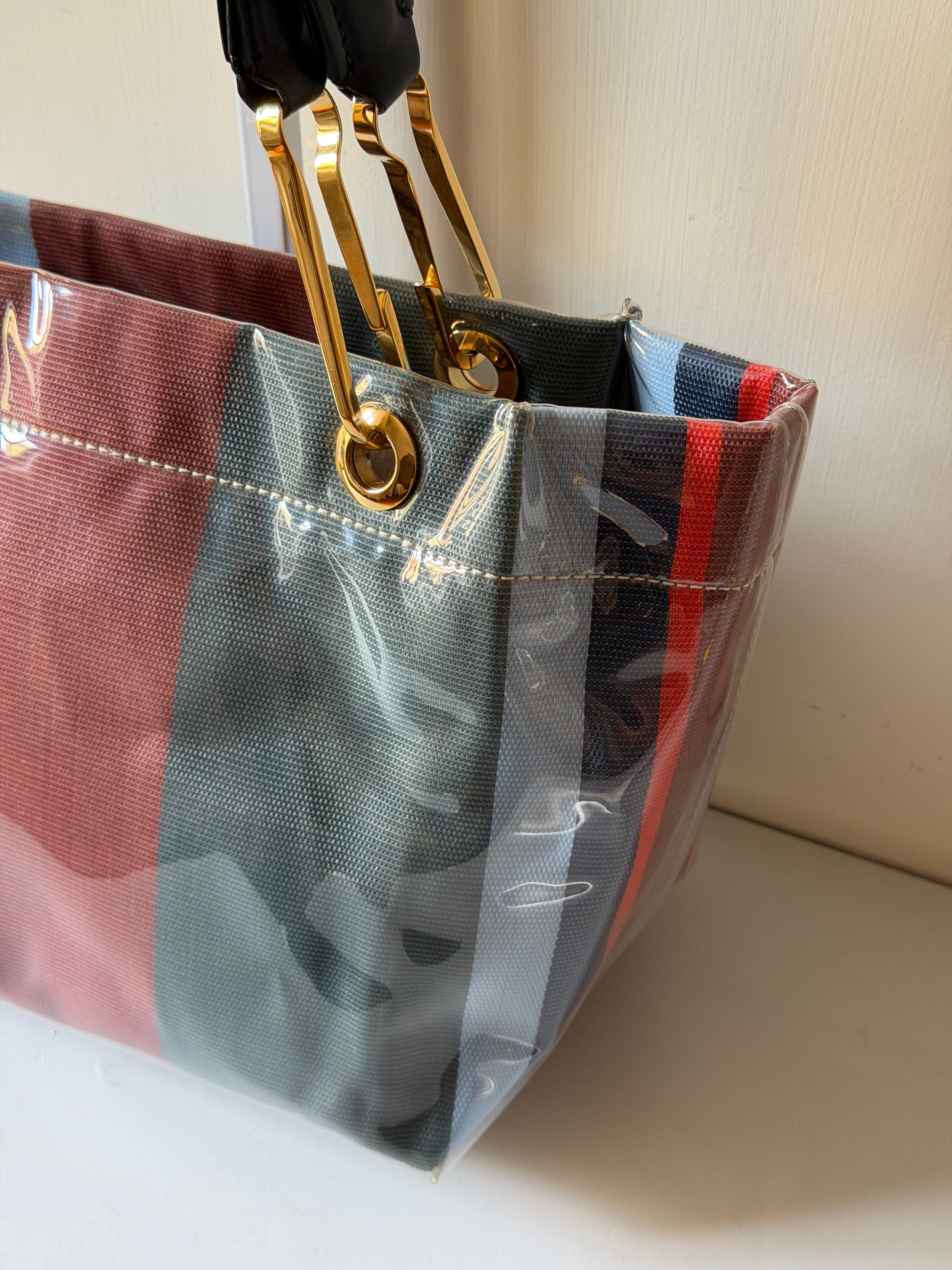 Borsa Shopper Marni Glossy Grip