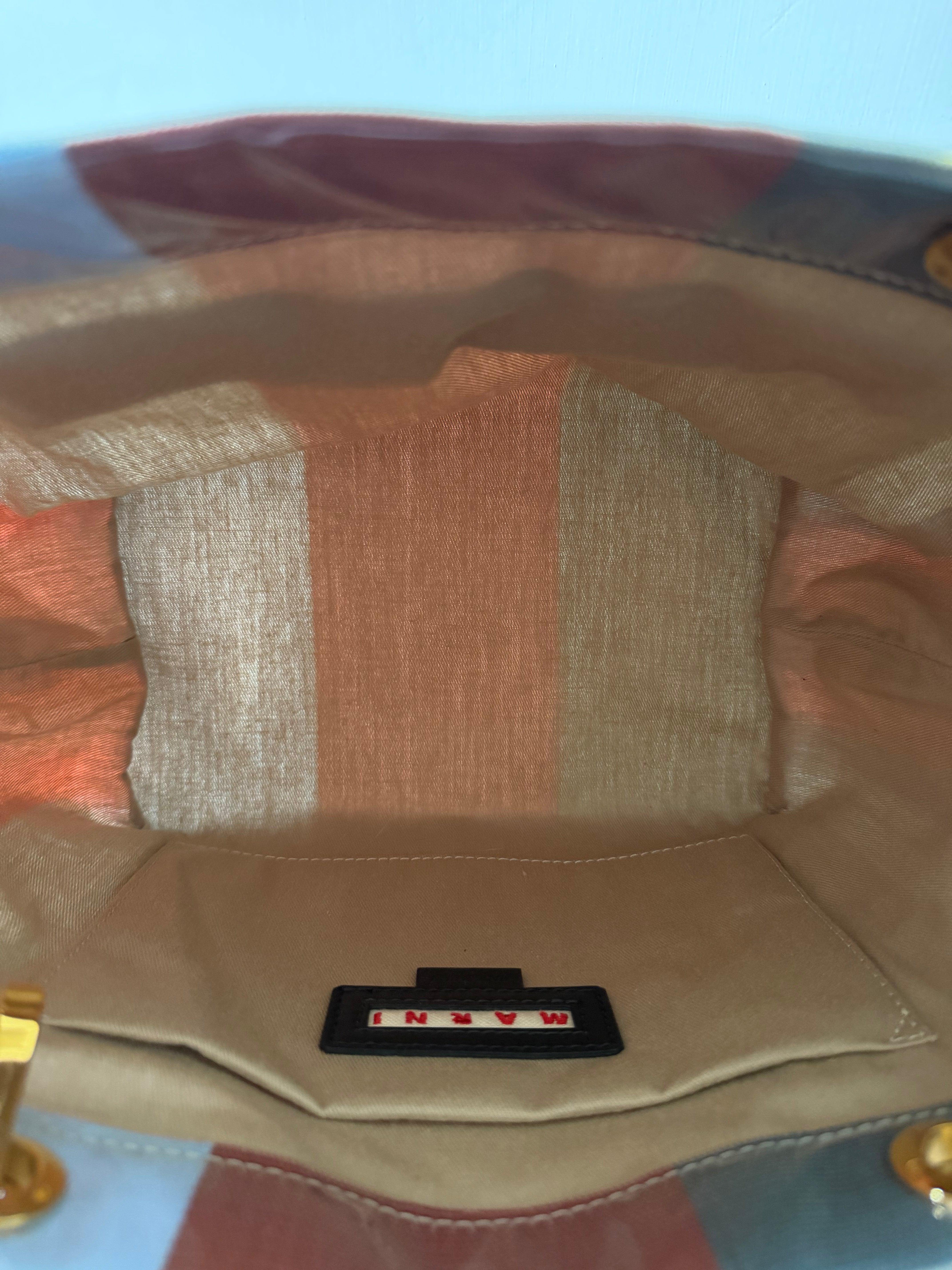 Borsa Shopper Marni Glossy Grip