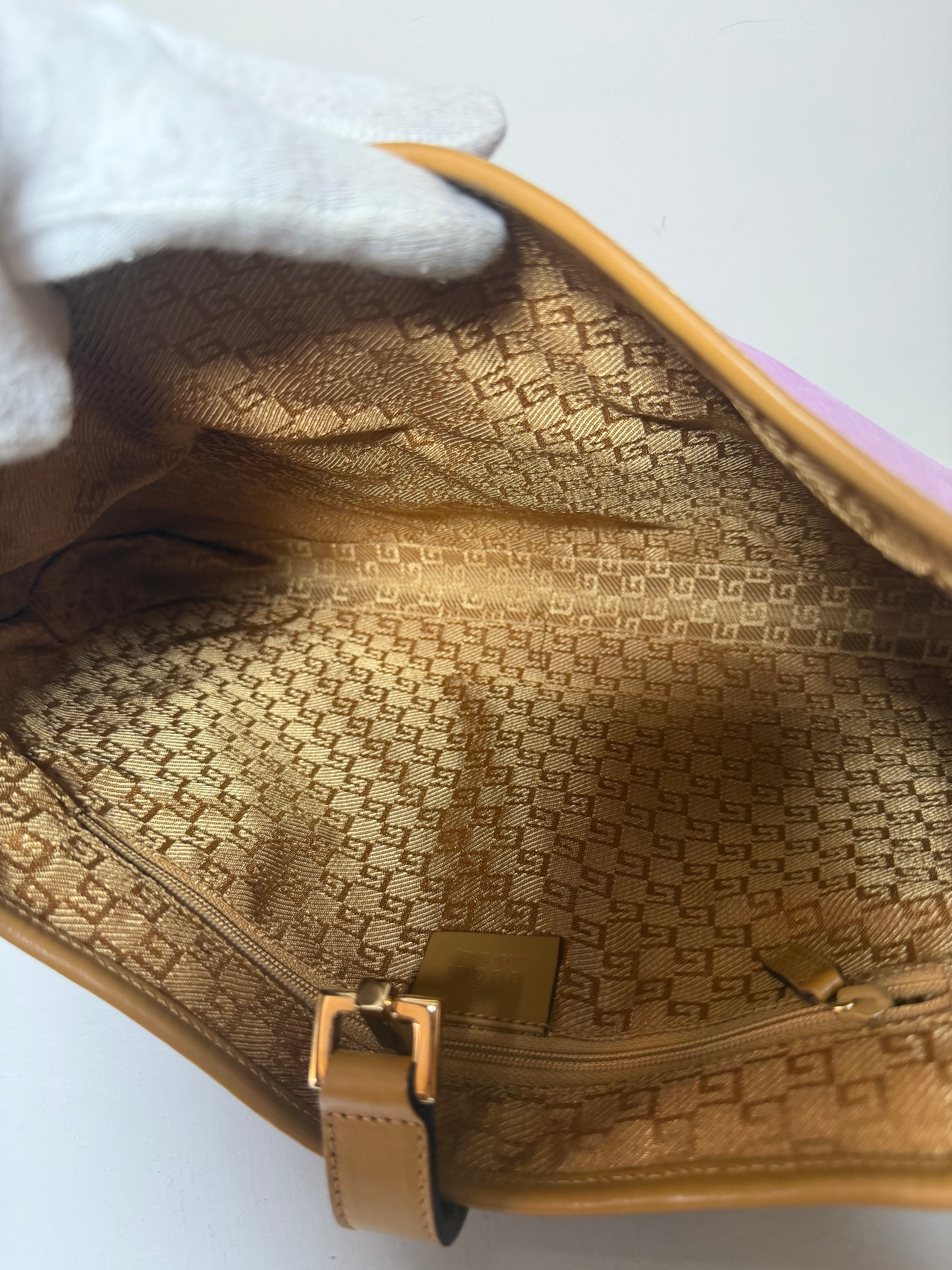 Borsa Gucci Jackie Vintage in Pelle Scamosciata Rosa