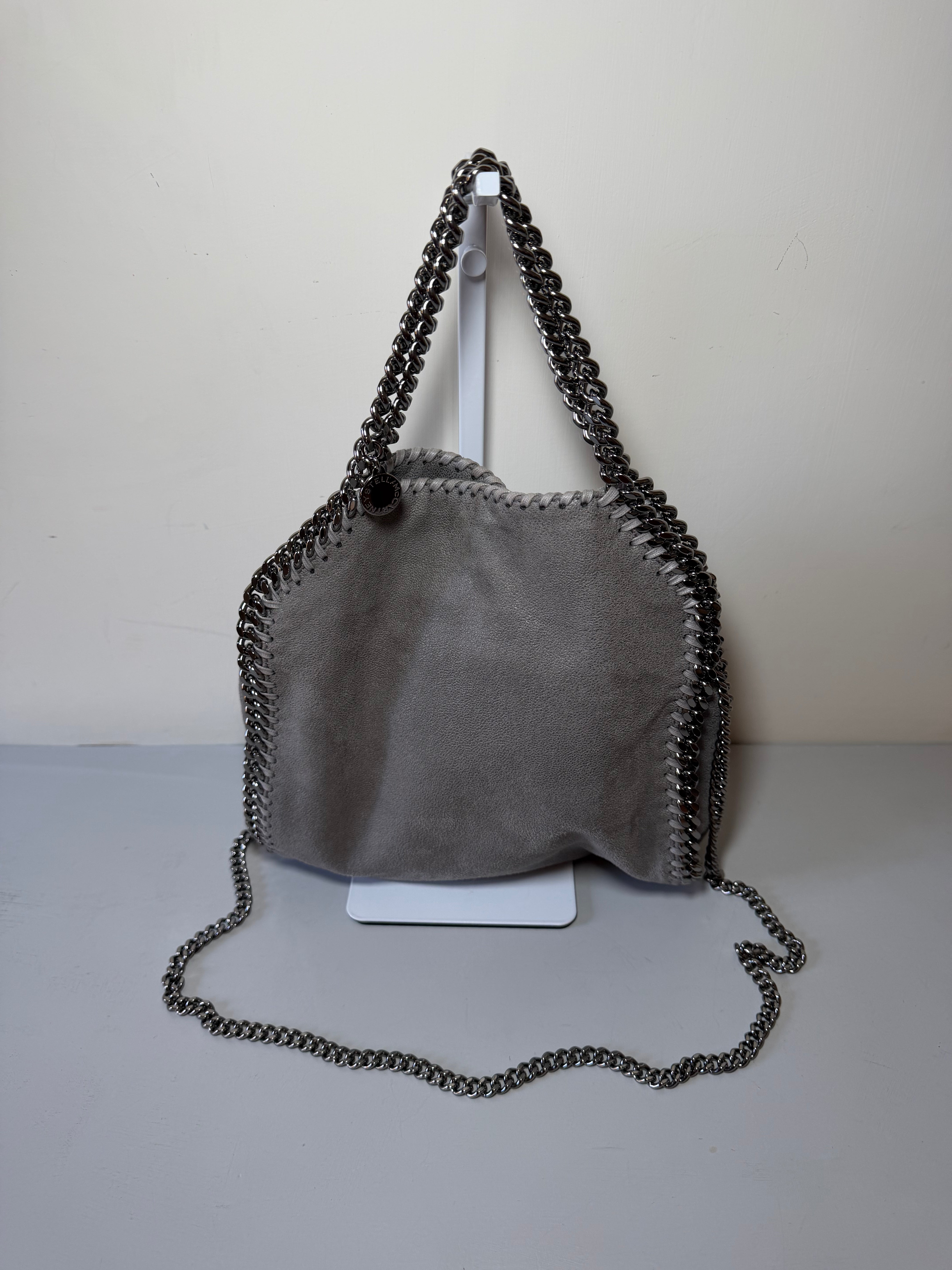 Borsa Stella McCartney Falabella in Ecopelle di Colore Grigio