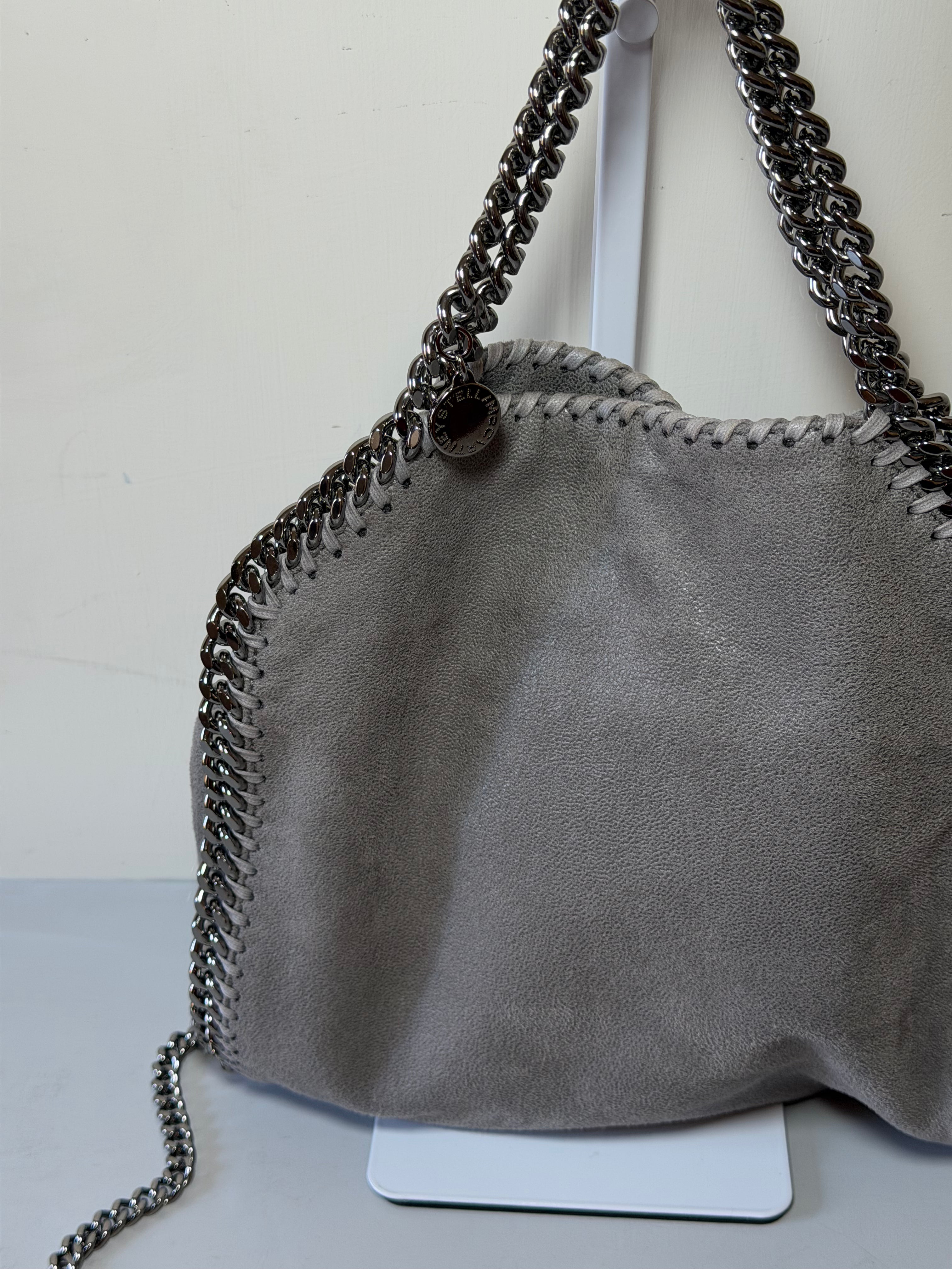 Borsa Stella McCartney Falabella in Ecopelle di Colore Grigio