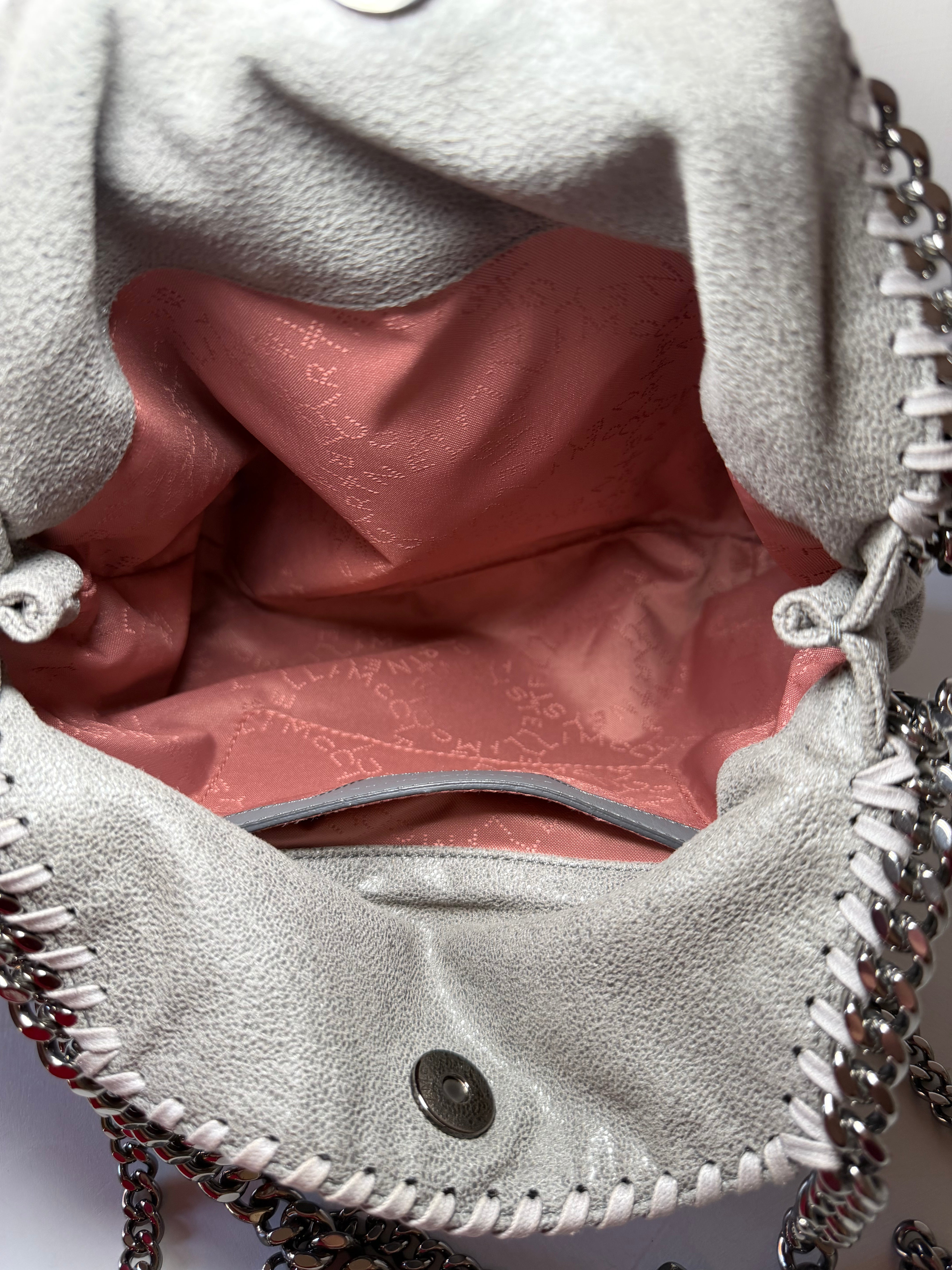 Borsa Stella McCartney Falabella in Ecopelle di Colore Grigio
