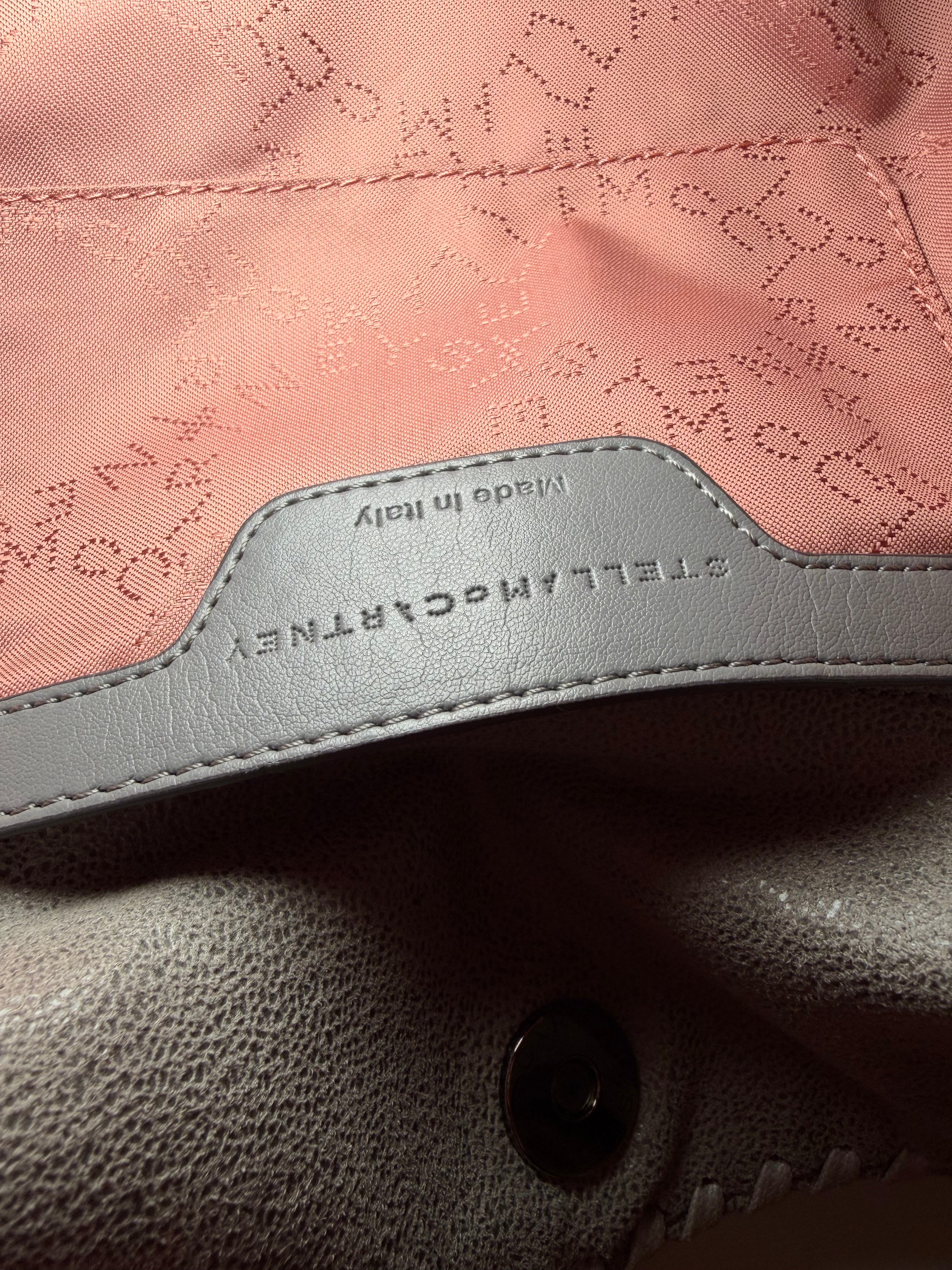 Borsa Stella McCartney Falabella in Ecopelle di Colore Grigio