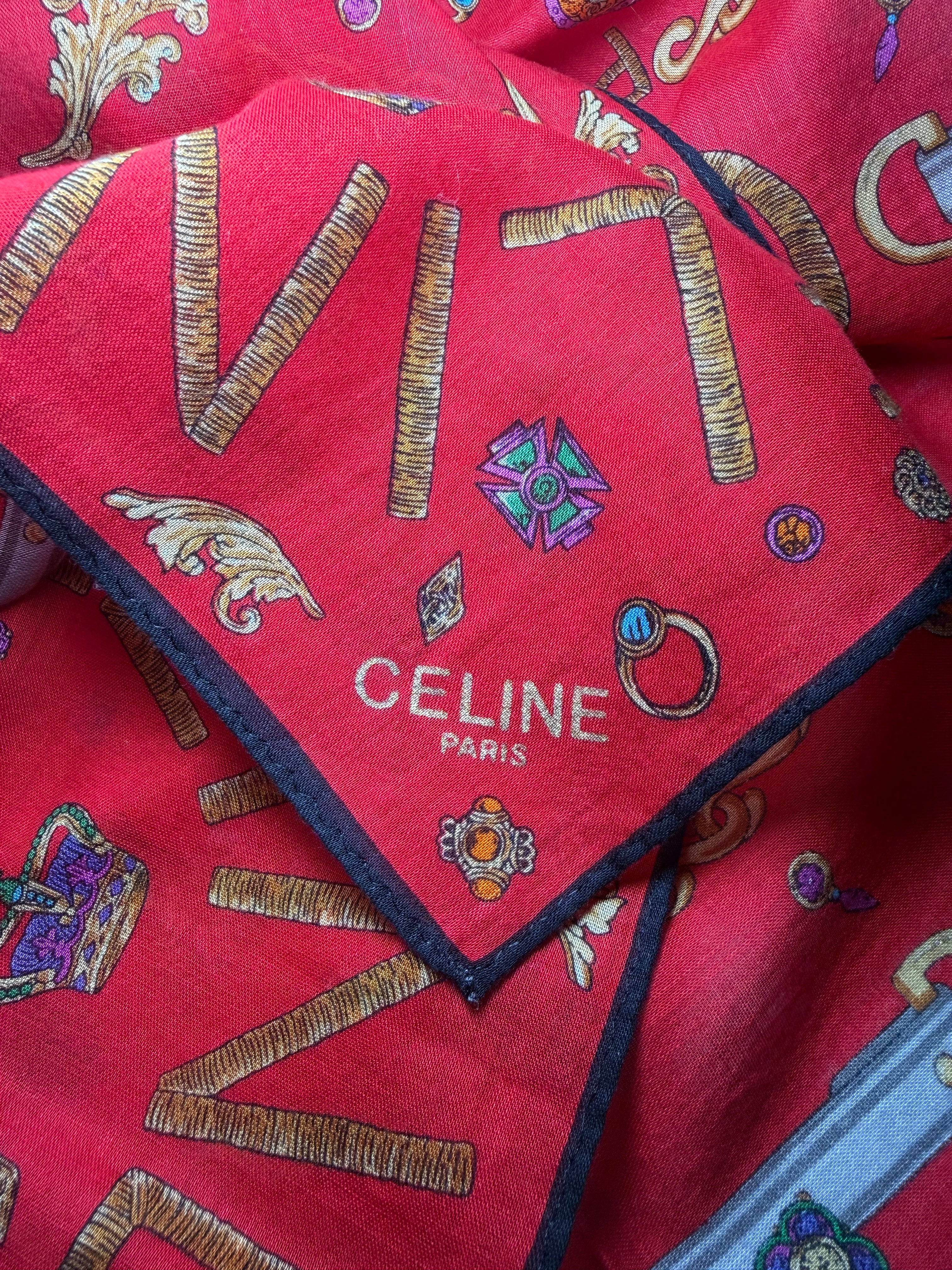 Foulard Vintage Celine