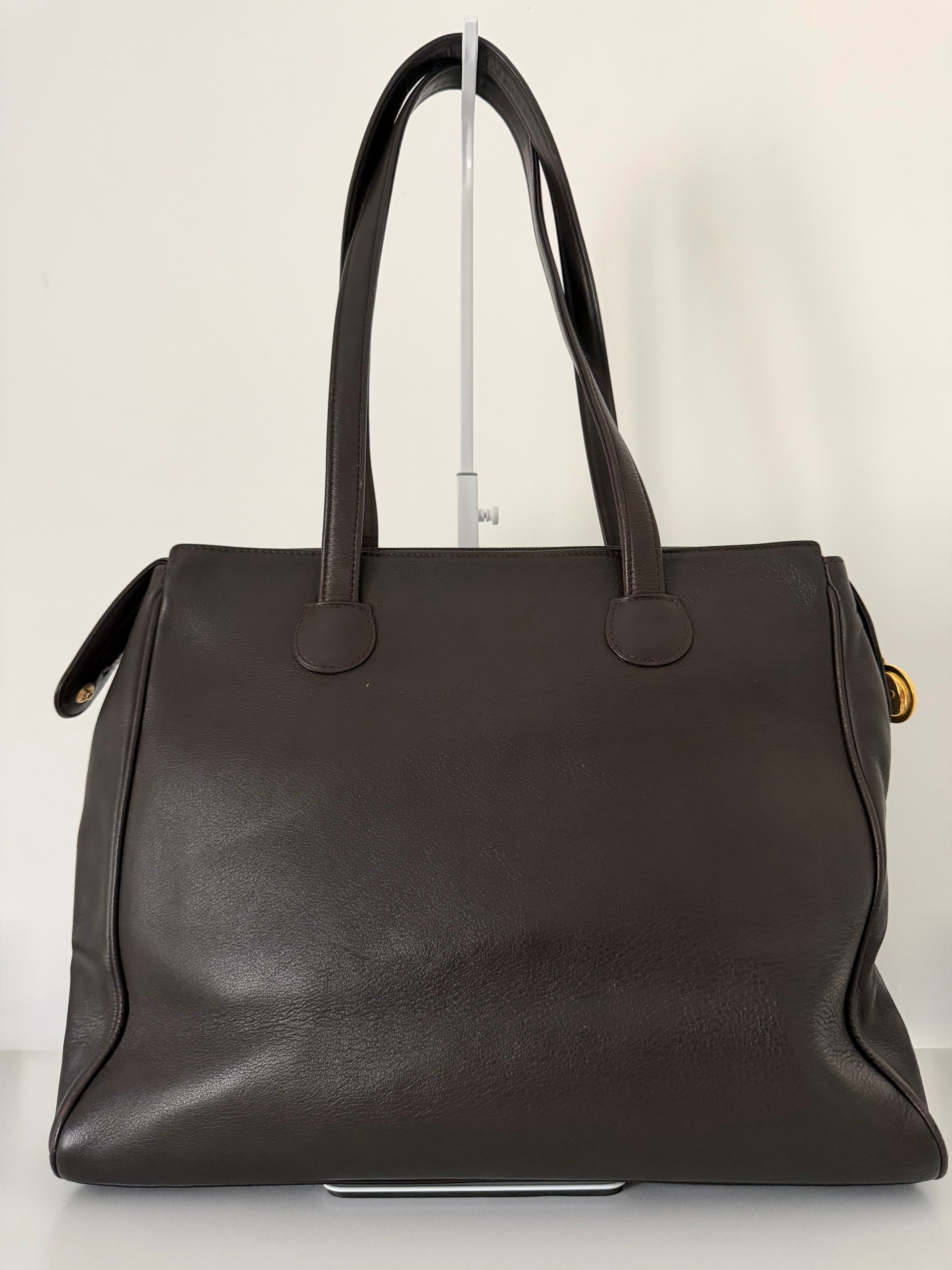 Borsa Christian Dior Vintage in Pelle Marrone