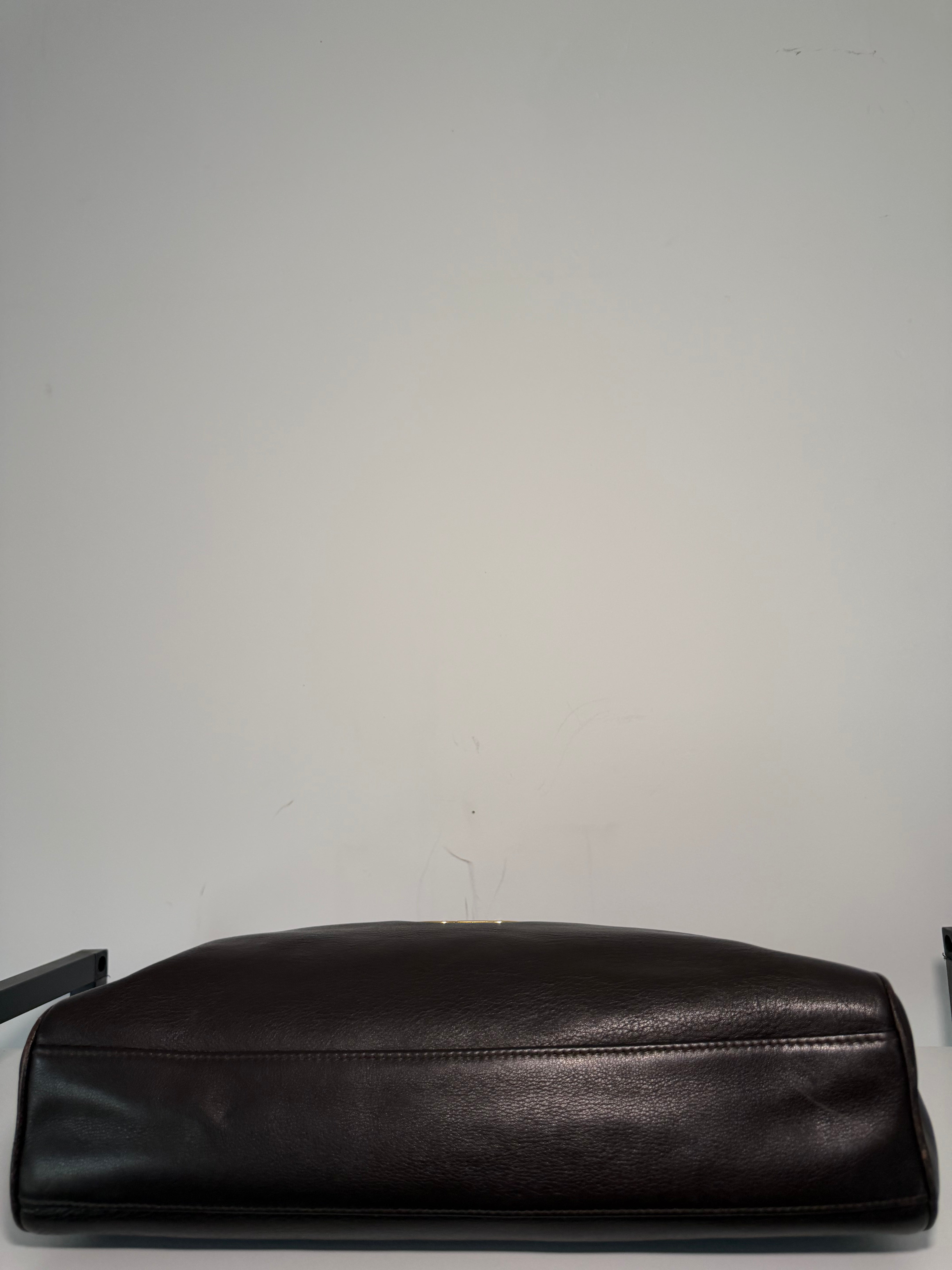 Borsa Christian Dior Vintage in Pelle Marrone