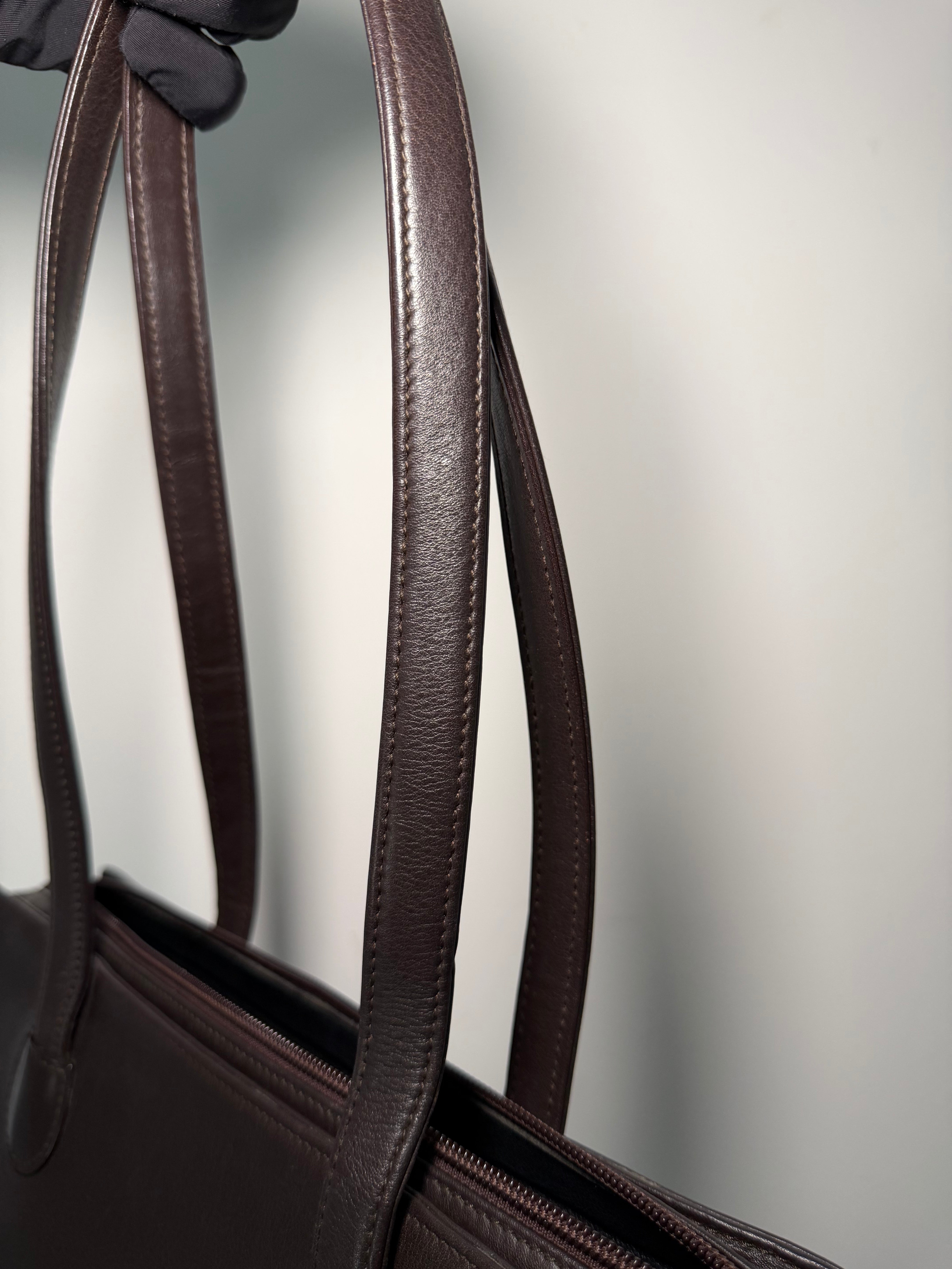 Borsa Christian Dior Vintage in Pelle Marrone