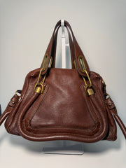 Borsa Chloé Paraty in Pelle Marrone