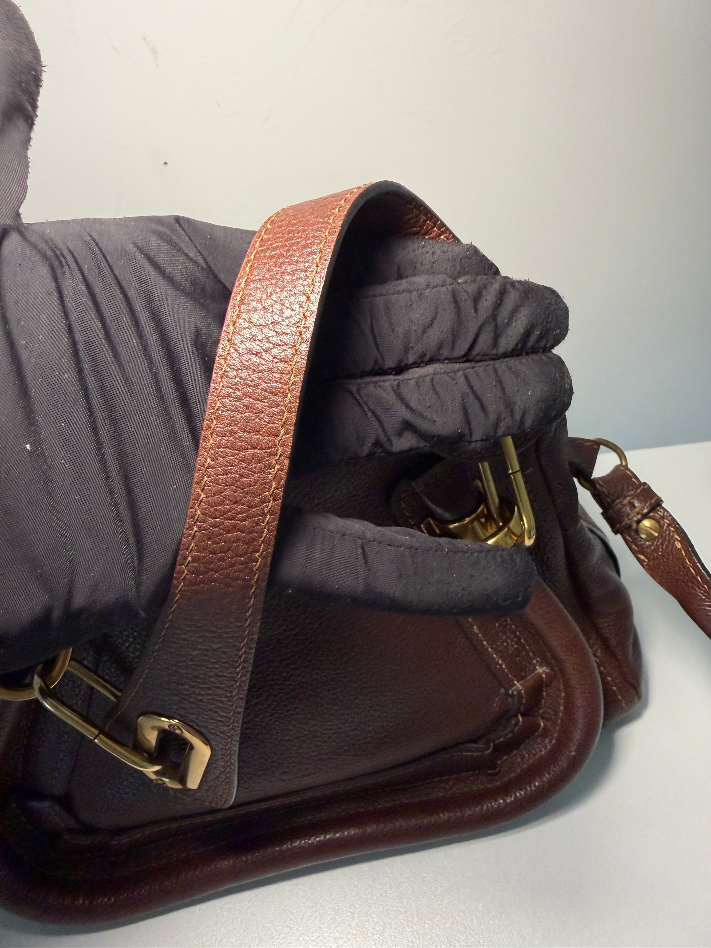 Borsa Chloé Paraty in Pelle Marrone