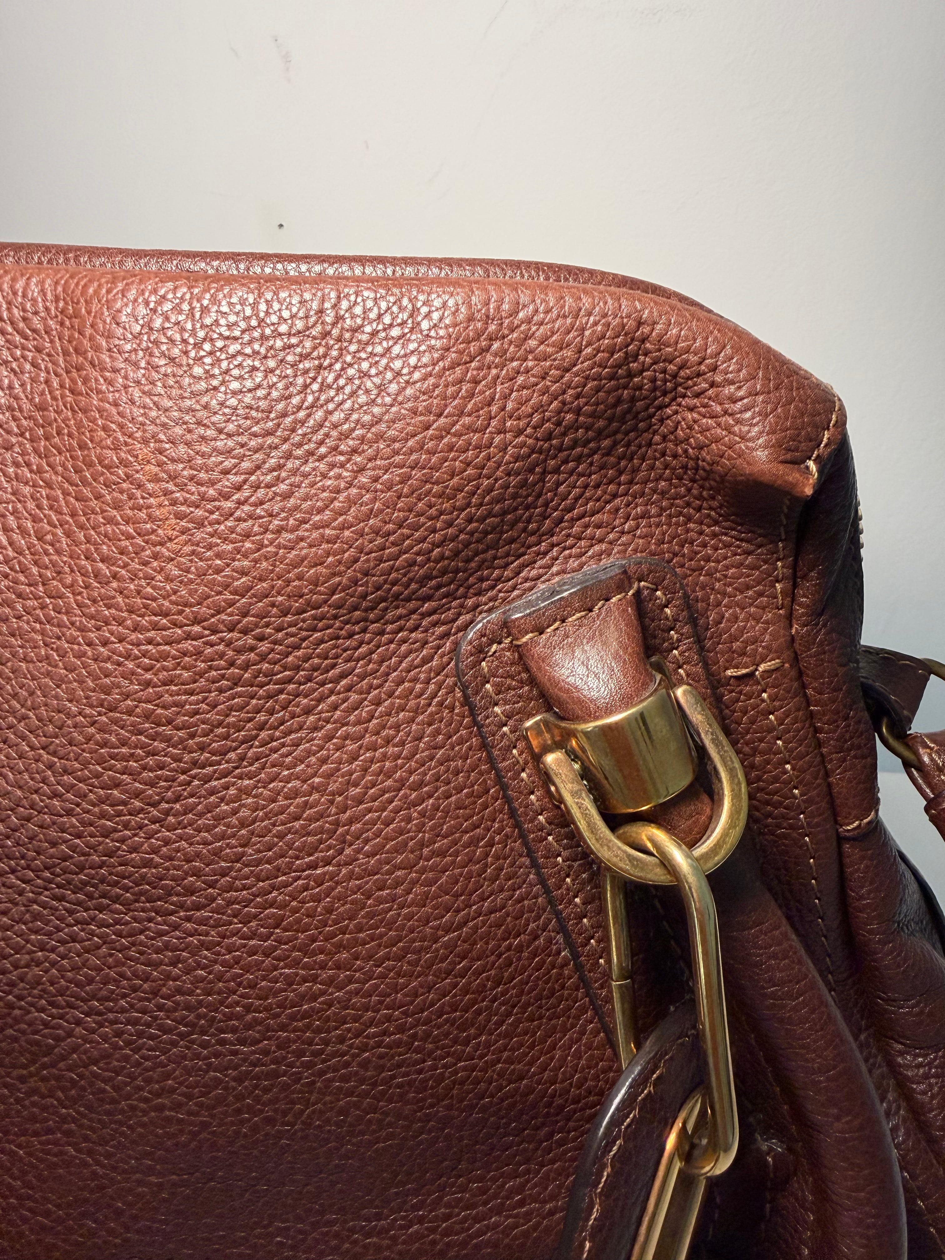 Borsa Chloé Paraty in Pelle Marrone