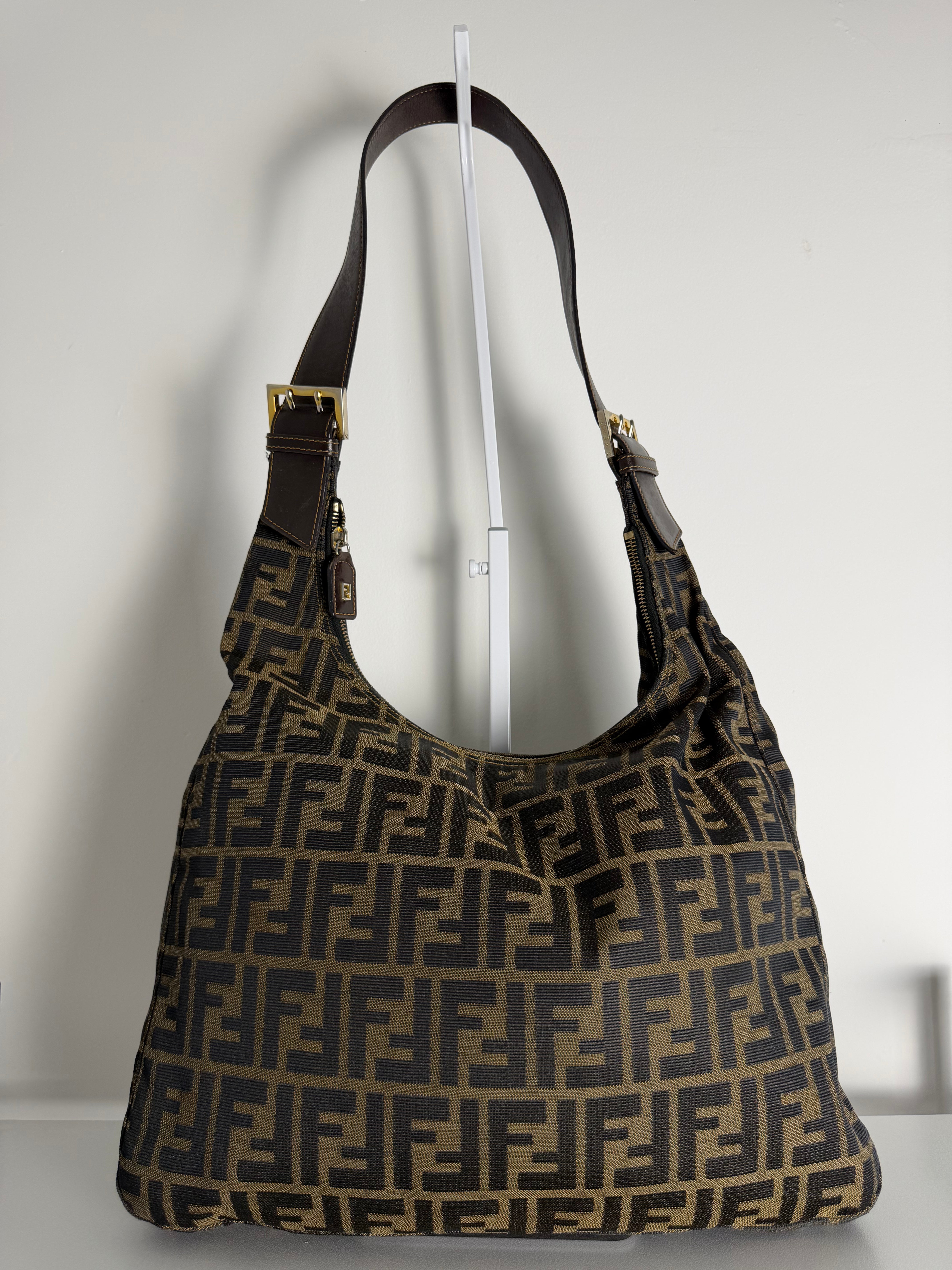 Borsa Fendi Vintage in Tela Zucca