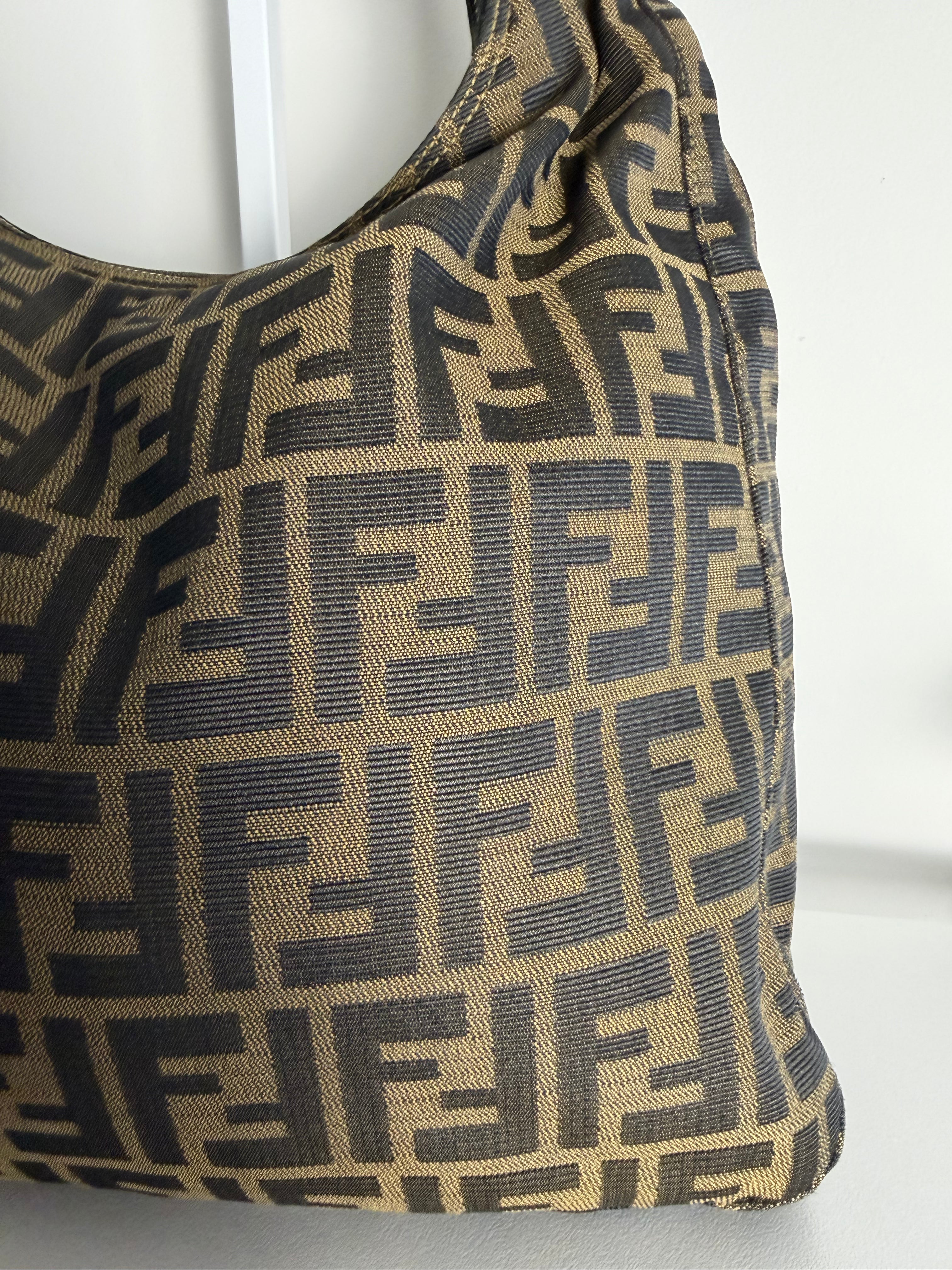 Borsa Fendi Vintage in Tela Zucca