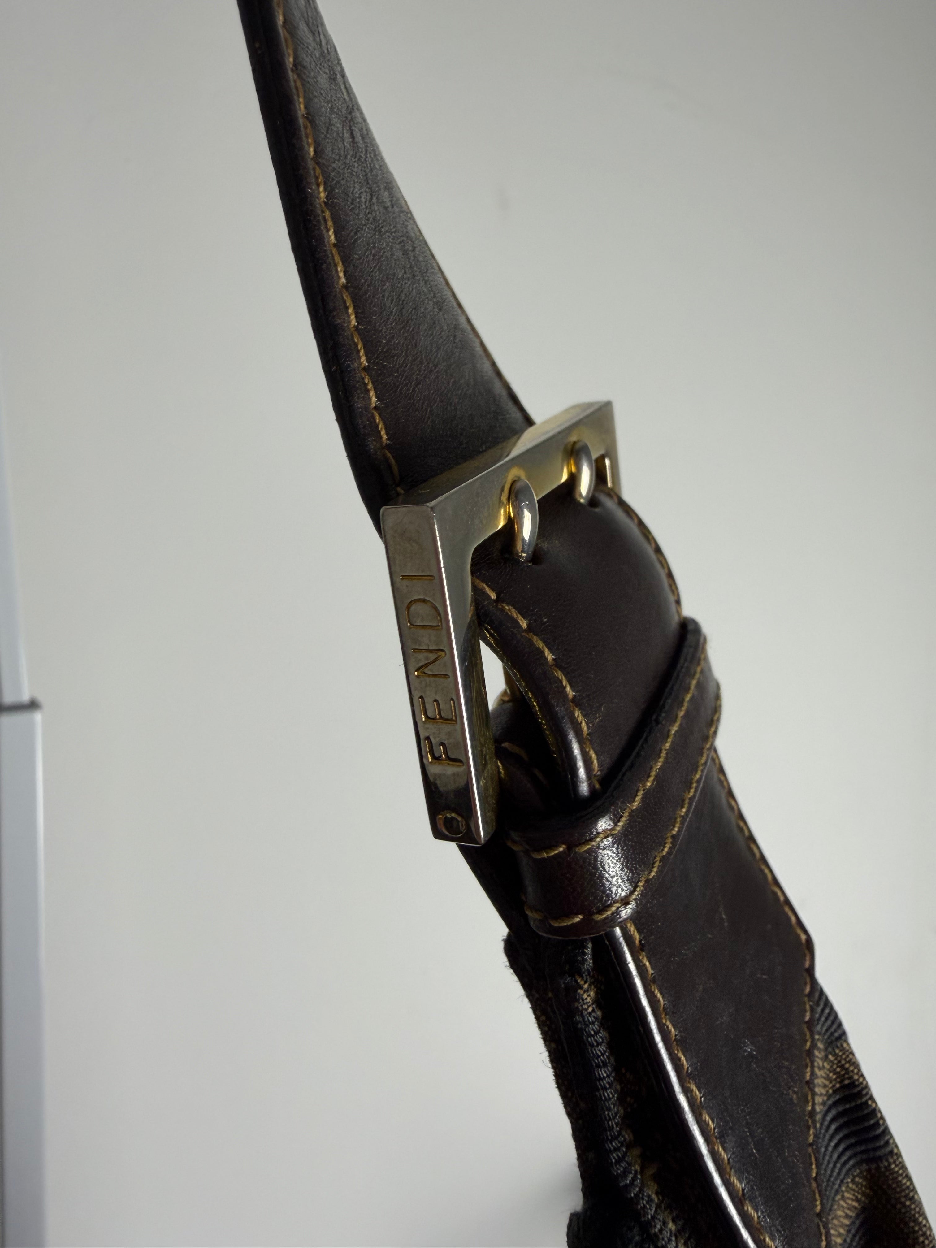 Borsa Fendi Vintage in Tela Zucca