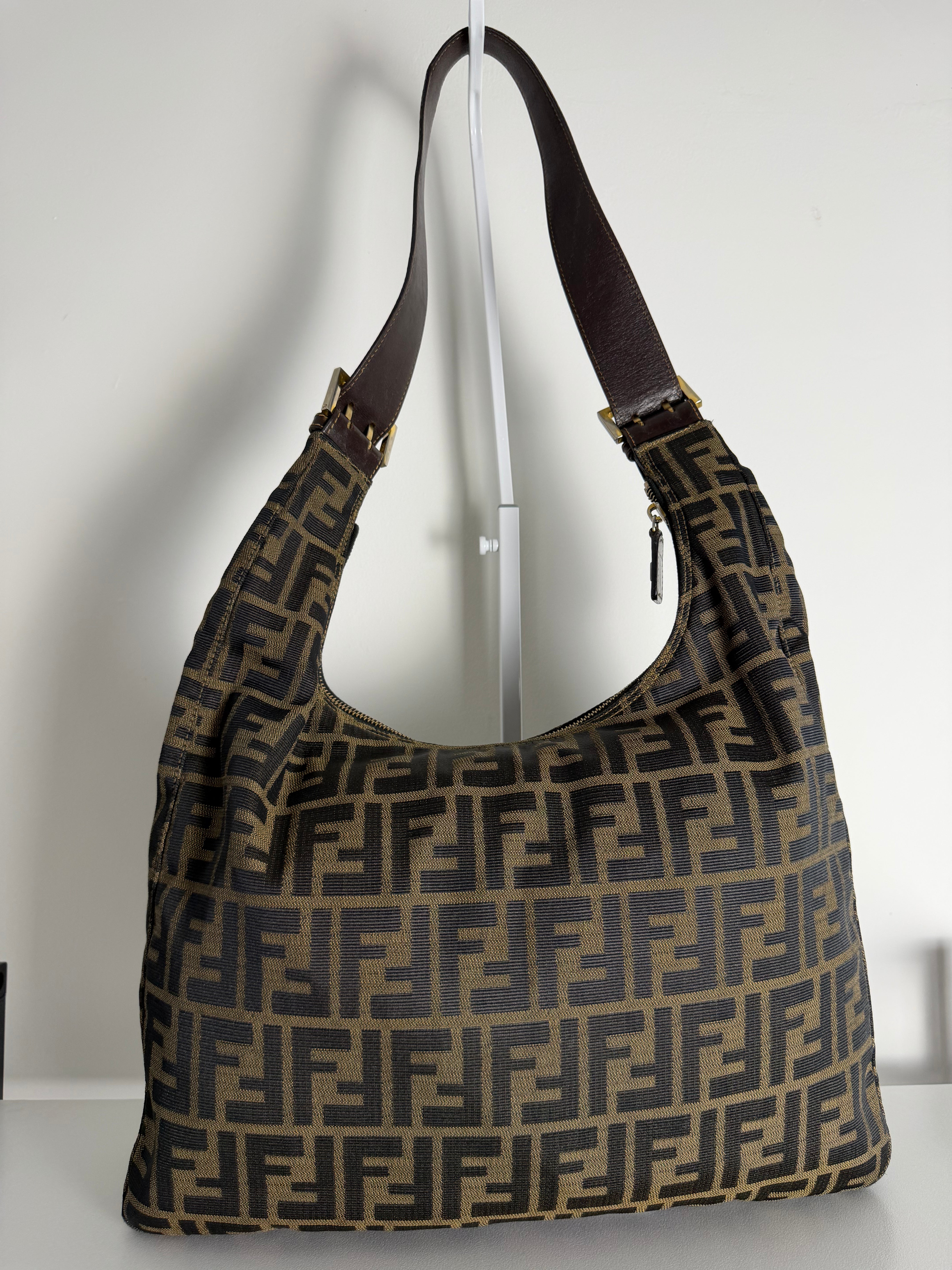 Borsa Fendi Vintage in Tela Zucca