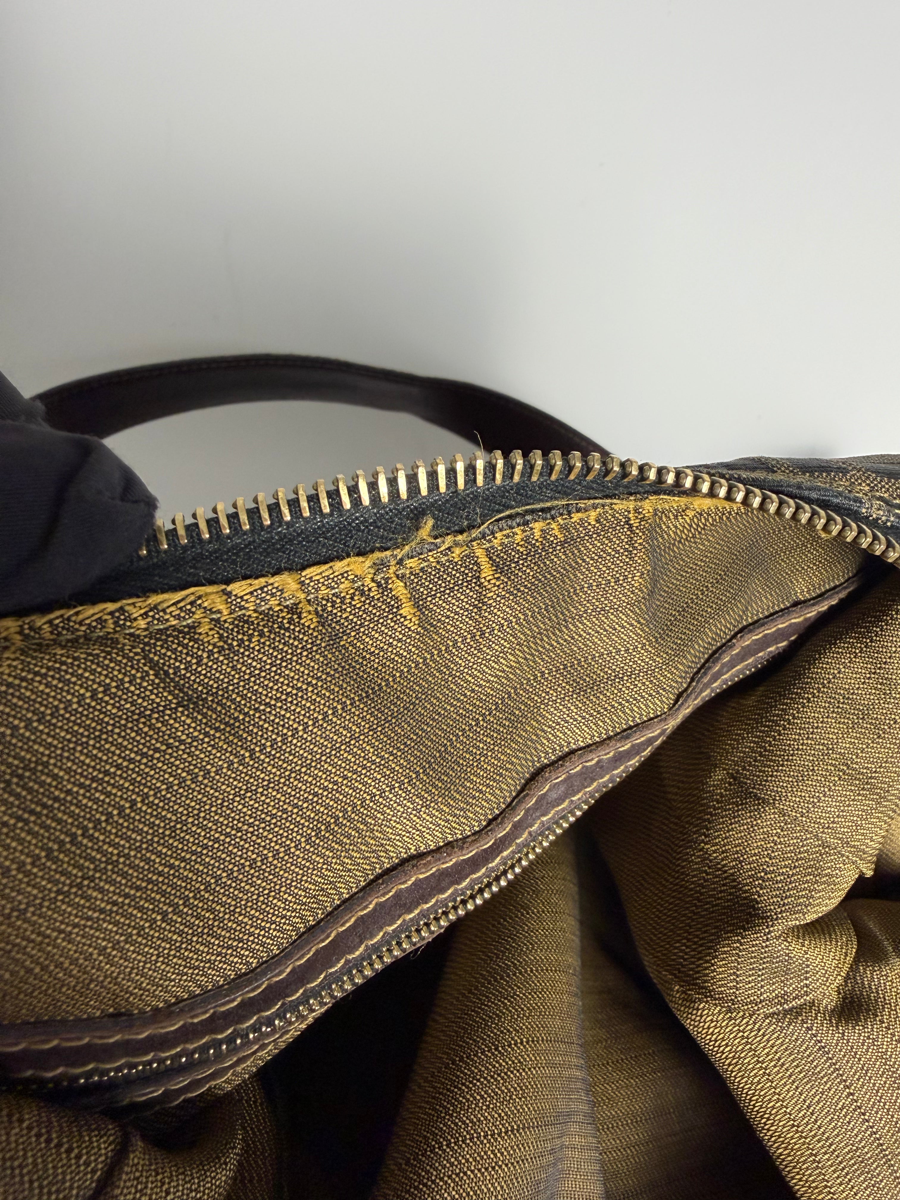 Borsa Fendi Vintage in Tela Zucca