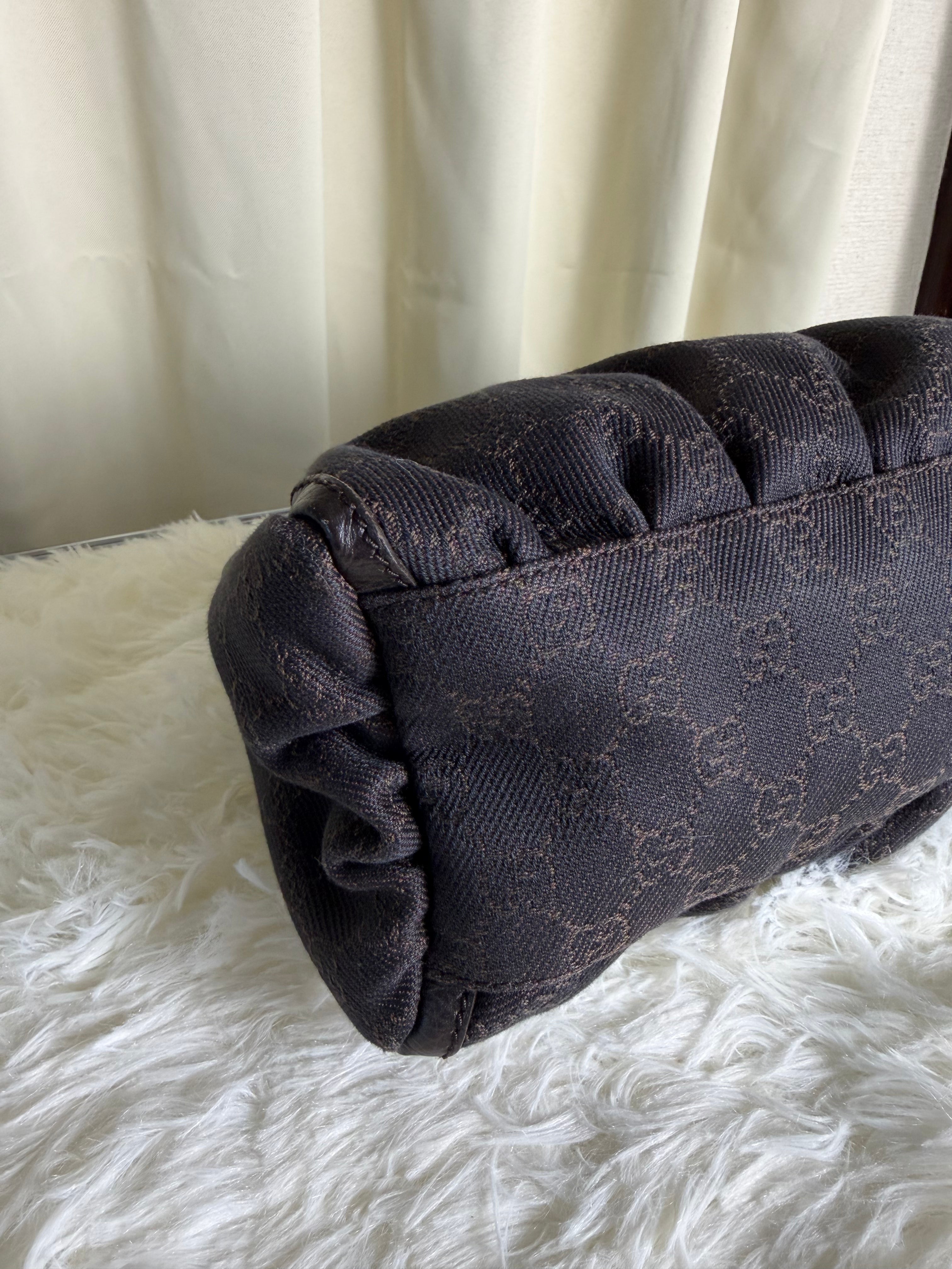 Borsa a Spalla Gucci Abbey D-Ring in Tela GG
