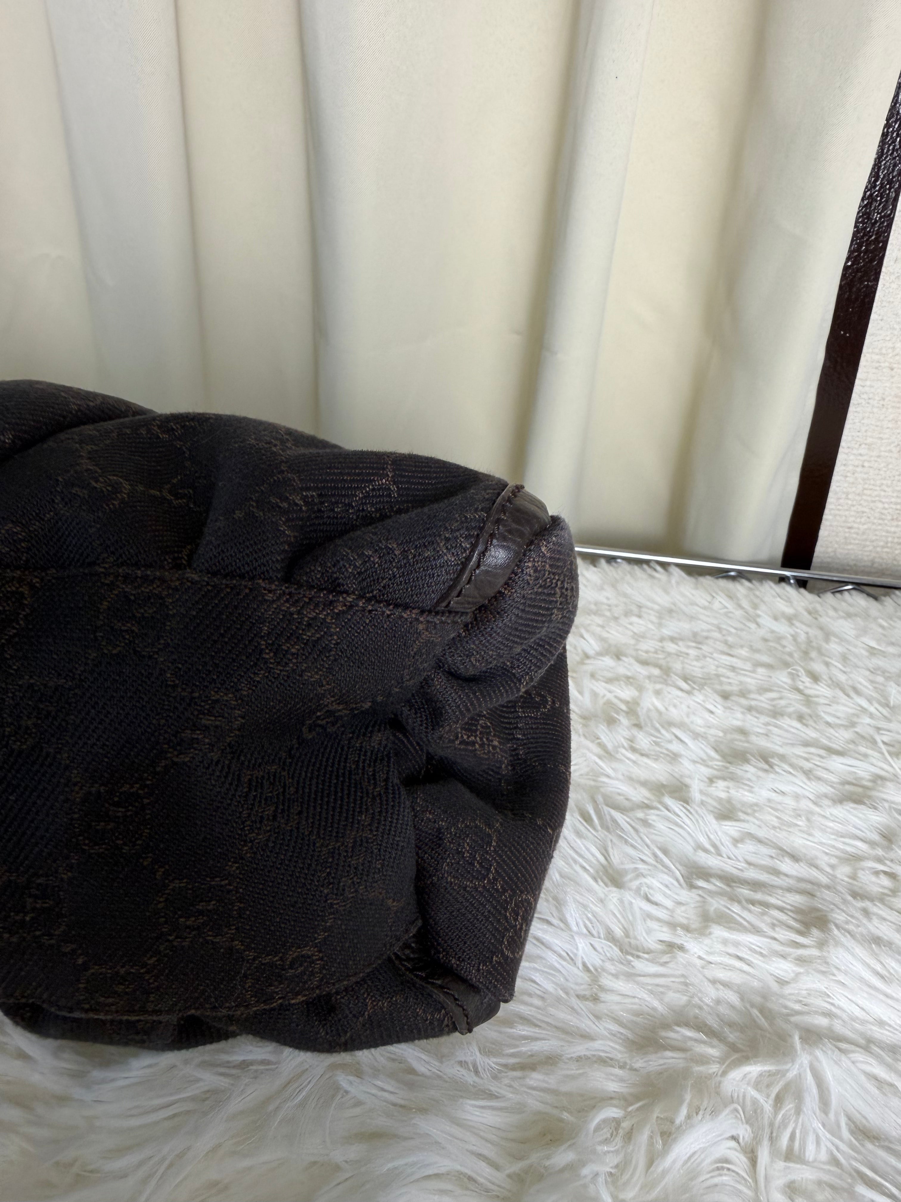 Borsa a Spalla Gucci Abbey D-Ring in Tela GG