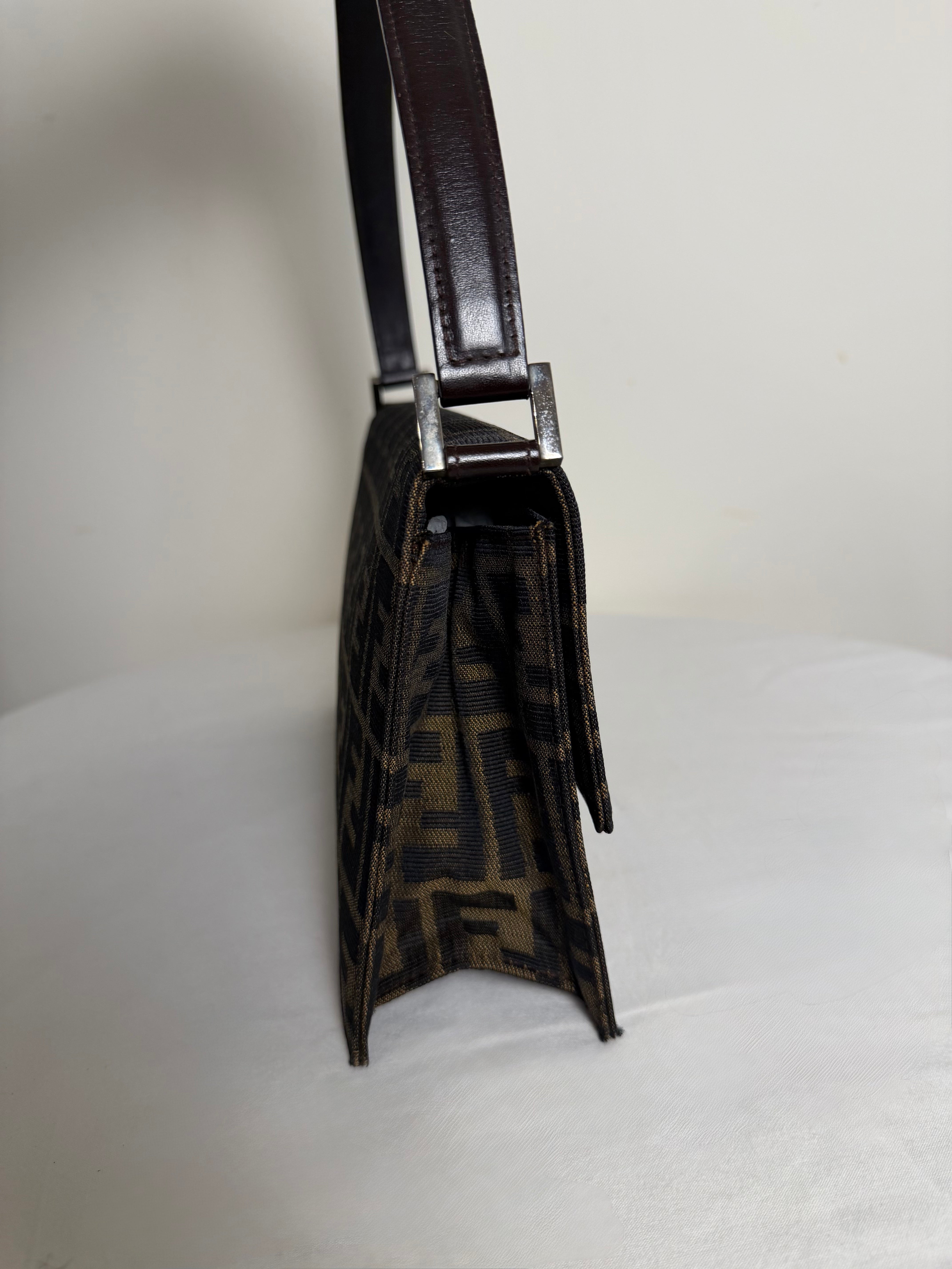 Fendi Zucca Baguette in Canvas