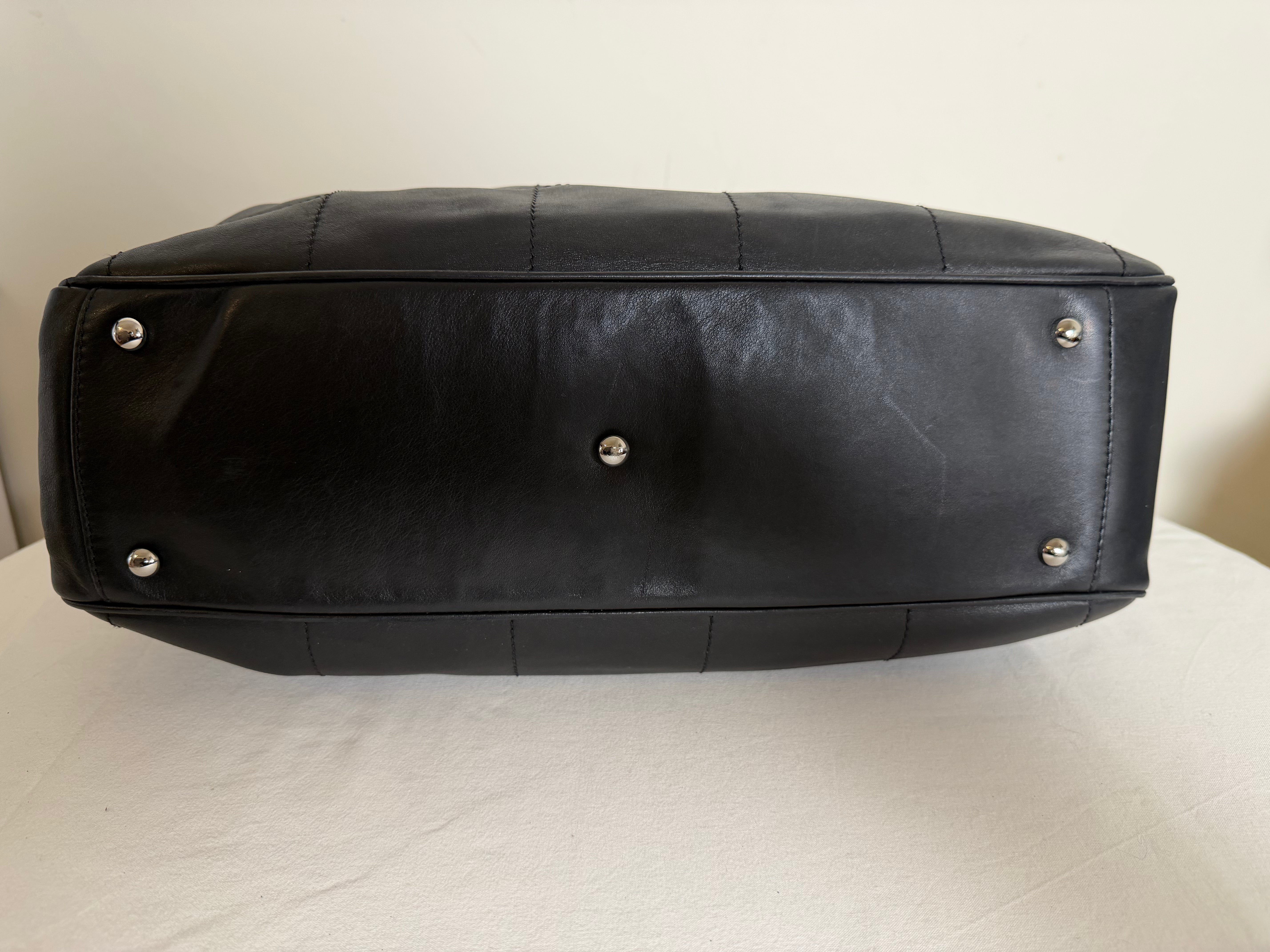 Chanel Boston Bowling Bag in Pelle