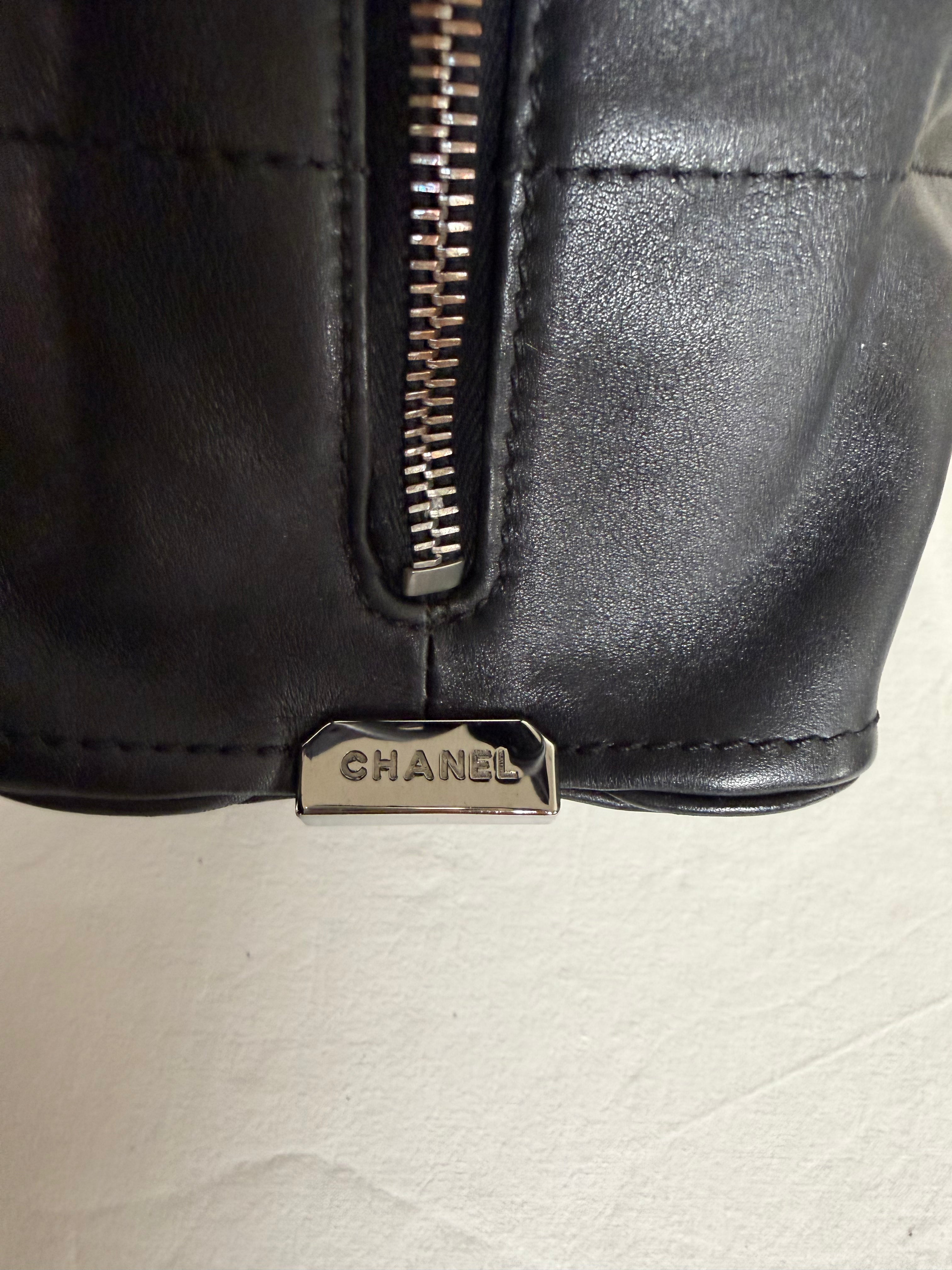 Chanel Boston Bowling Bag in Pelle