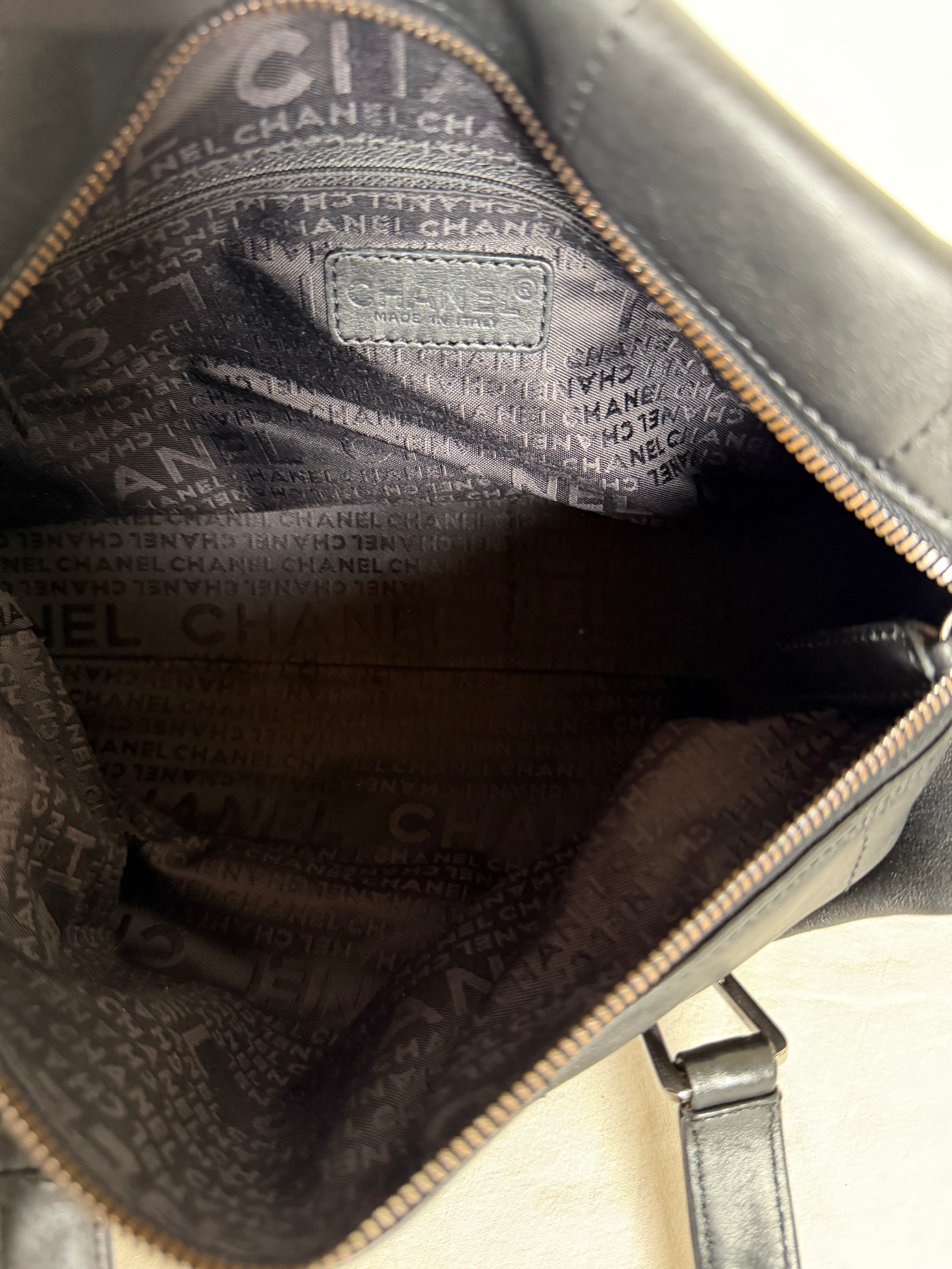 Chanel Boston Bowling Bag in Pelle