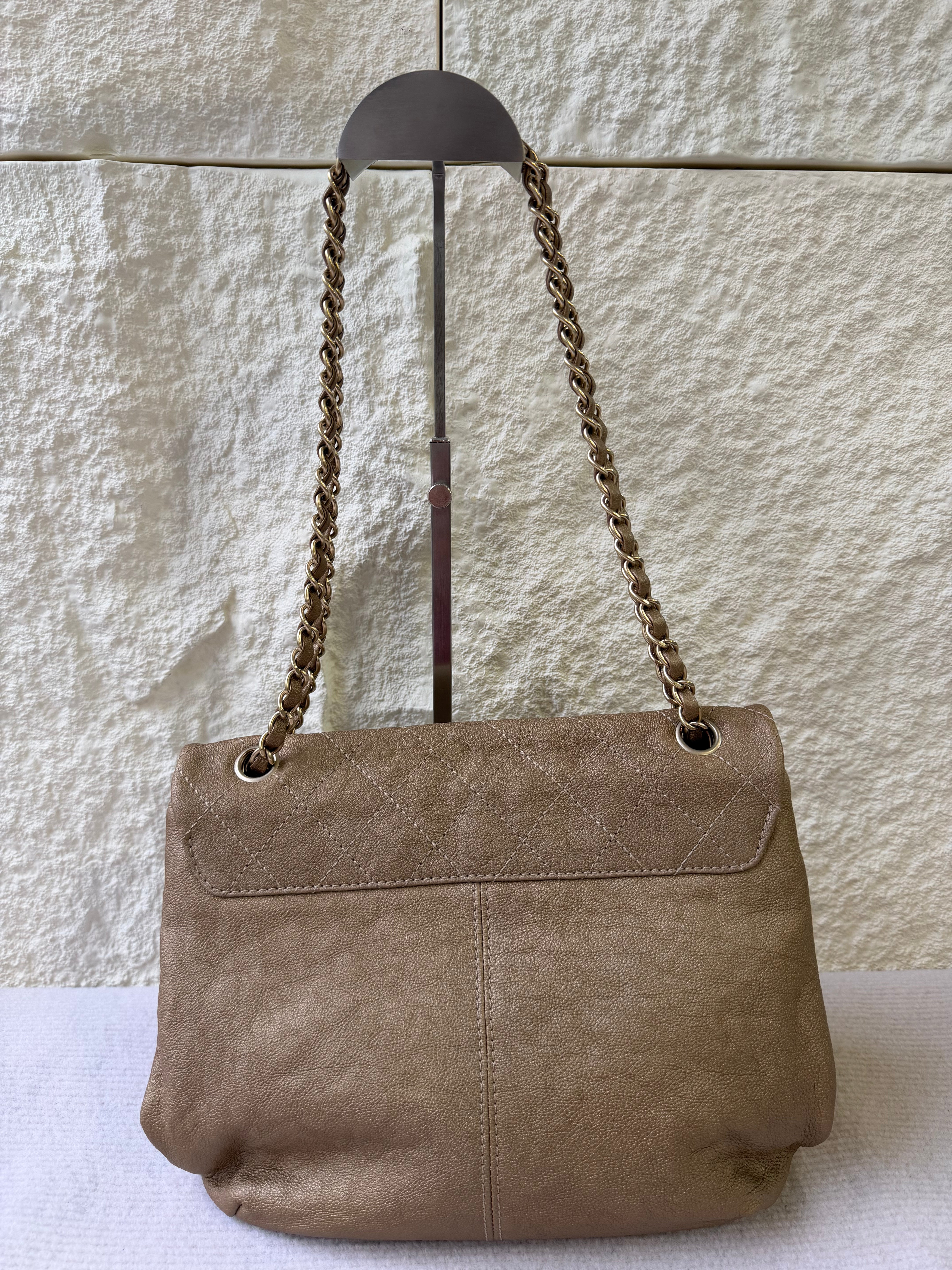 Borsa Chanel Quilted Caviar Flap