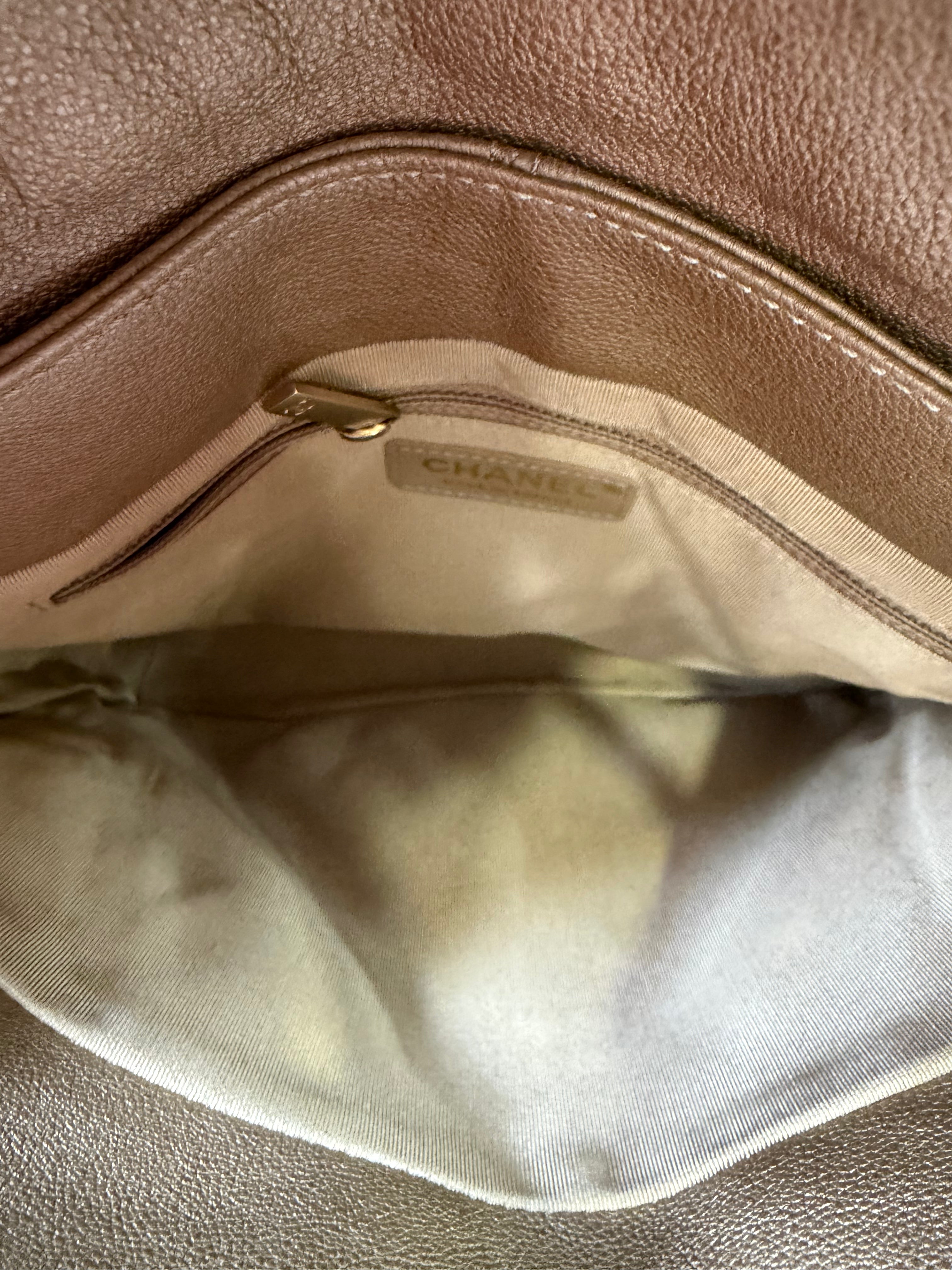 Borsa Chanel Quilted Caviar Flap