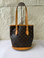Borsa a Secchiello Louis Vuitton Monogram Bucket PM