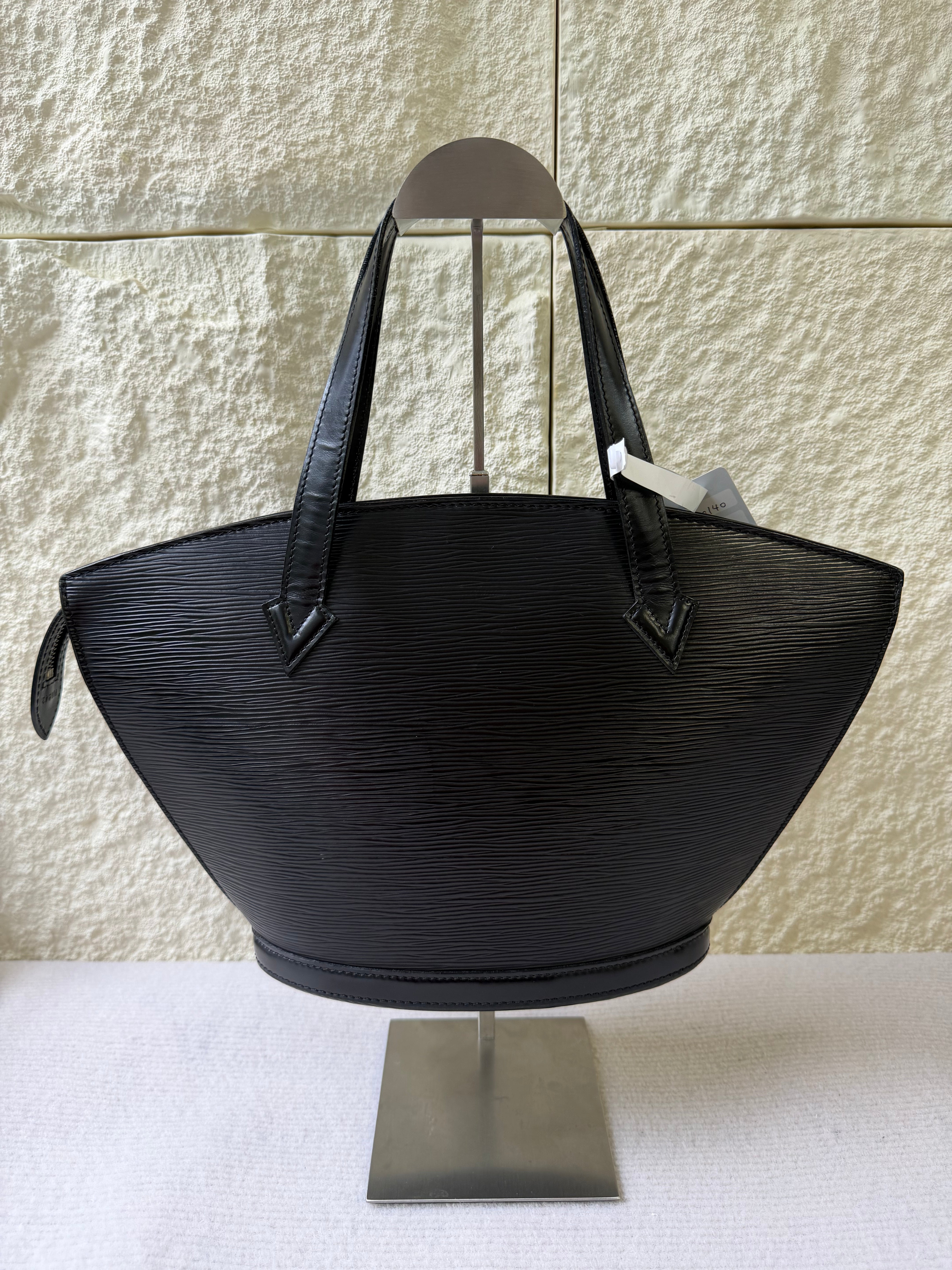 Borsa Louis Vuitton Saint Jacques in Pelle Epi Nera