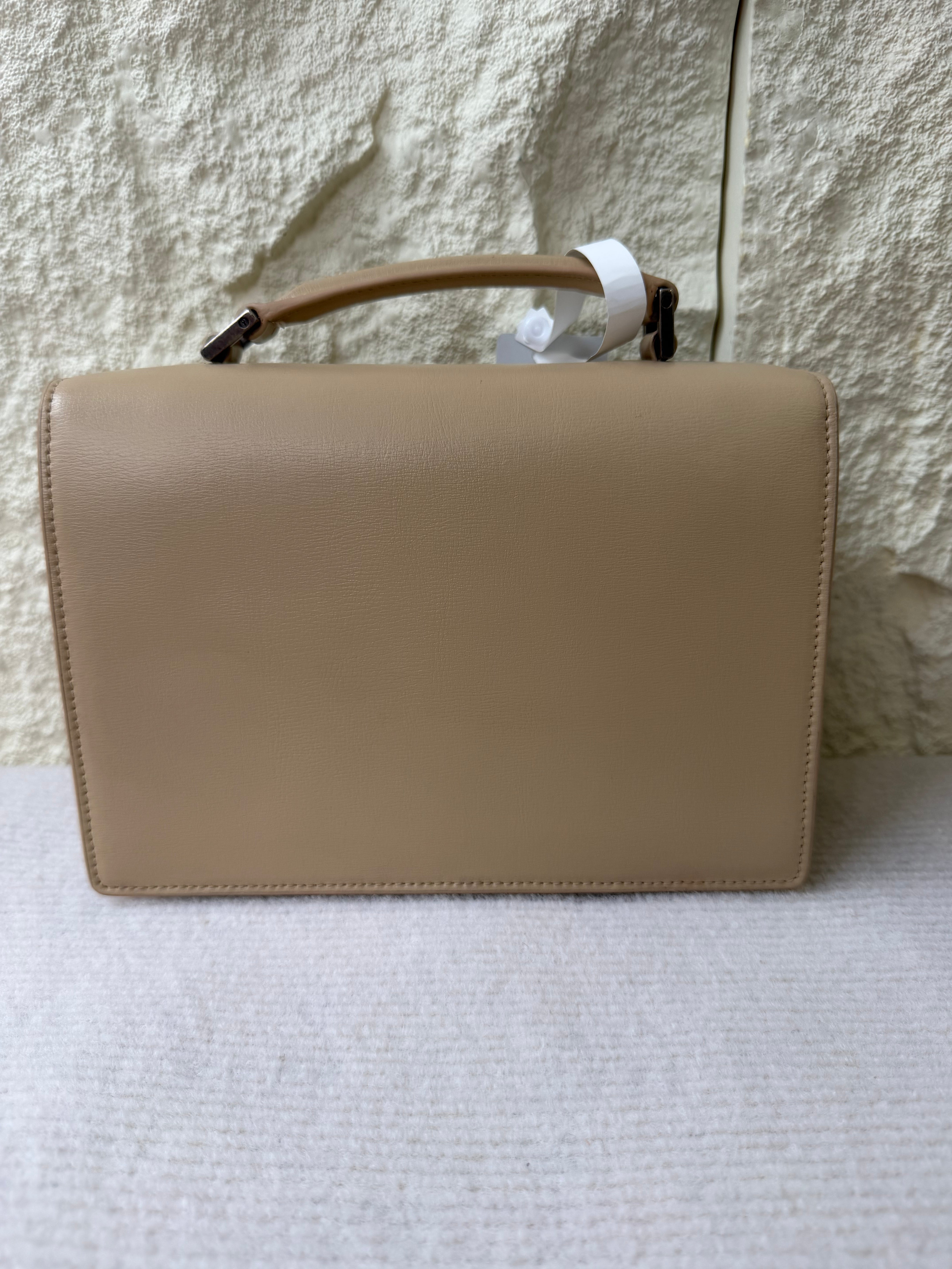 Borsa Saint Laurent Bellechasse in Pelle Beige