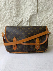 Borsa a Tracolla Vintage Louis Vuitton Gibecière MM in Tela Monogram