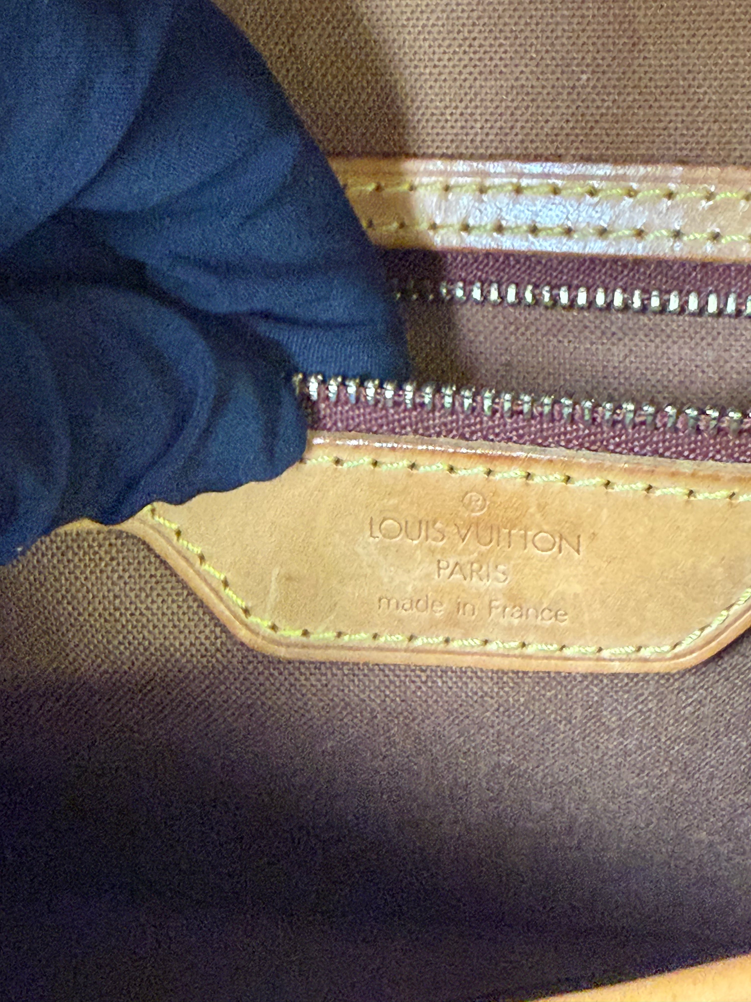 Borsa a Tracolla Vintage Louis Vuitton Gibecière MM in Tela Monogram