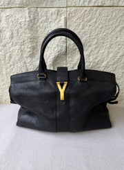 Borsa Yves Saint Laurent Cabas Chyc in Pelle Nera