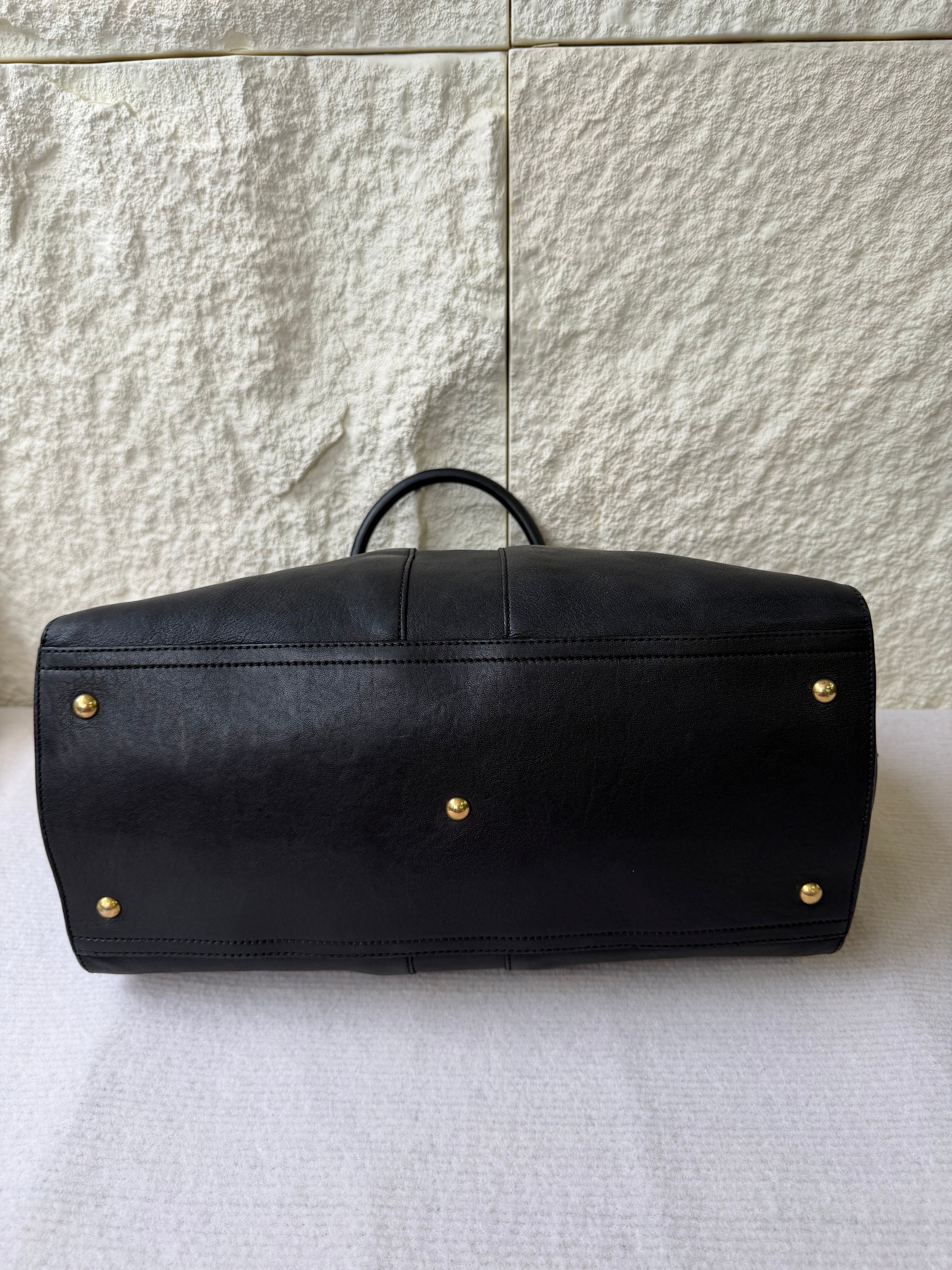Borsa Yves Saint Laurent Cabas Chyc in Pelle Nera