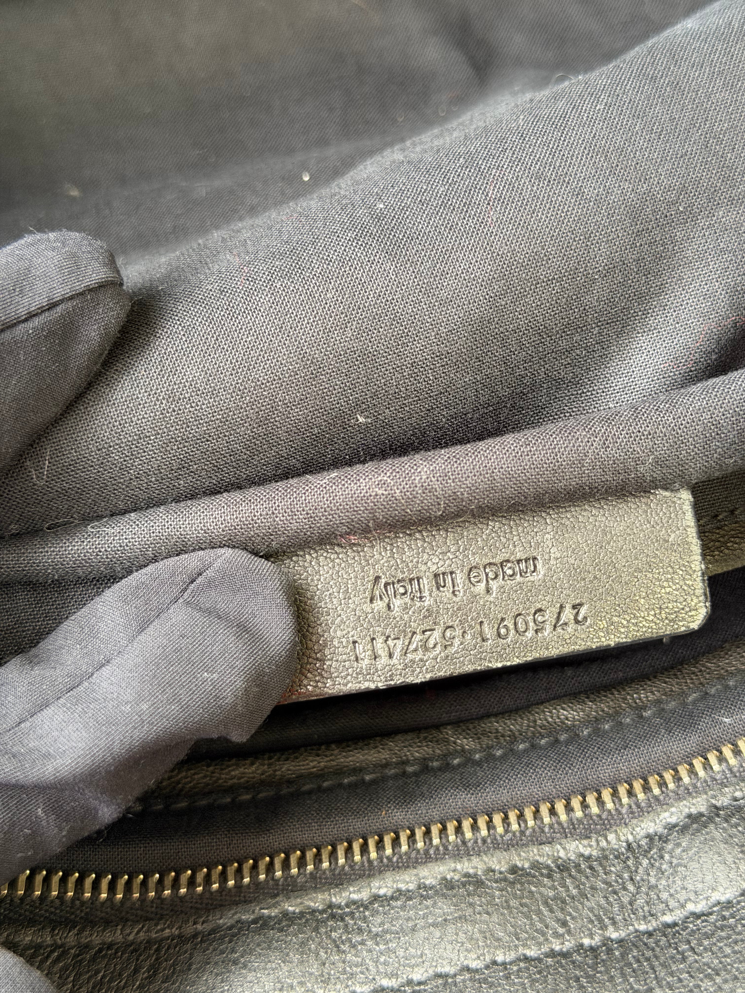 Borsa Yves Saint Laurent Cabas Chyc in Pelle Nera